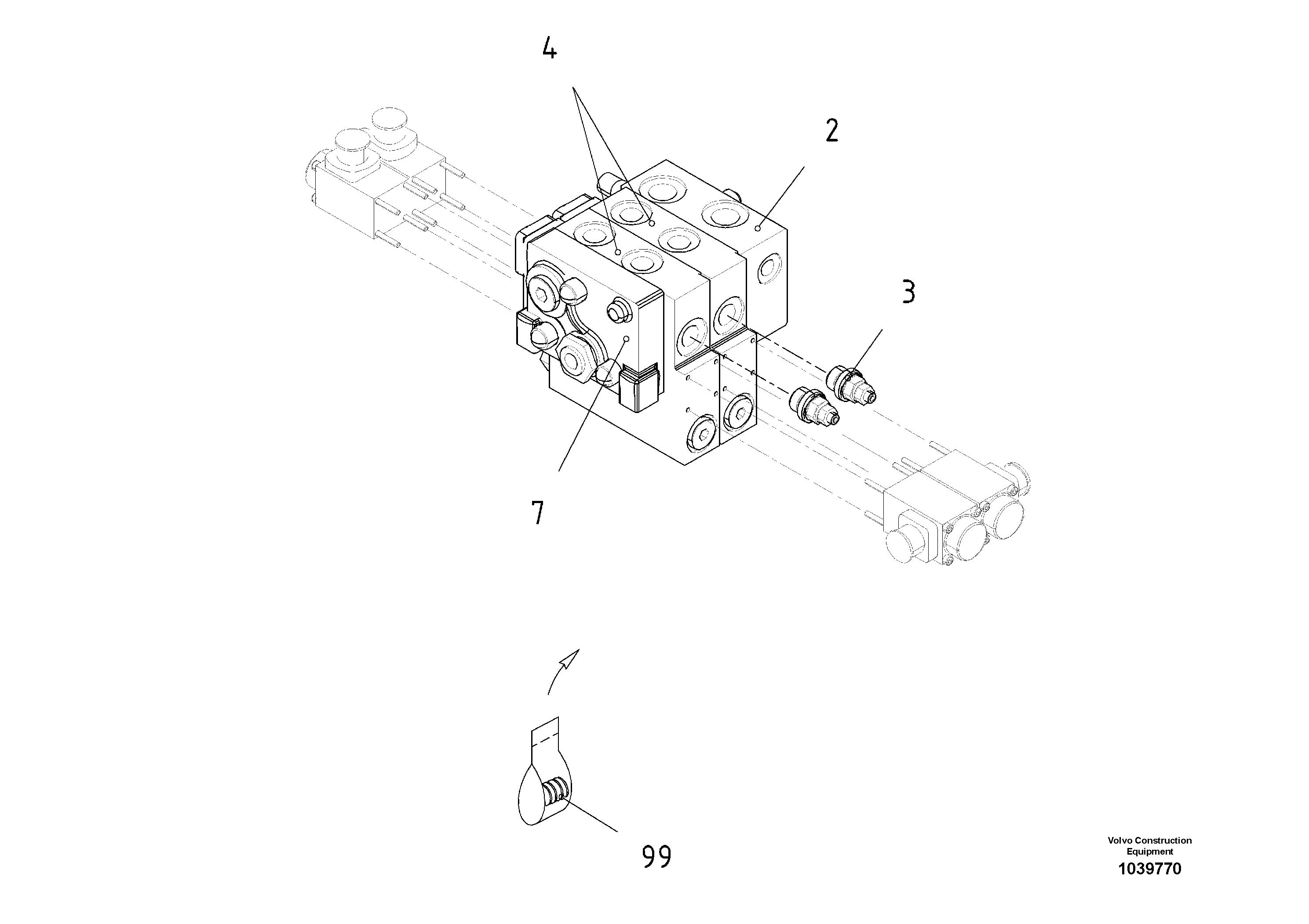Ключевой жетон RM54588371 VOLVO