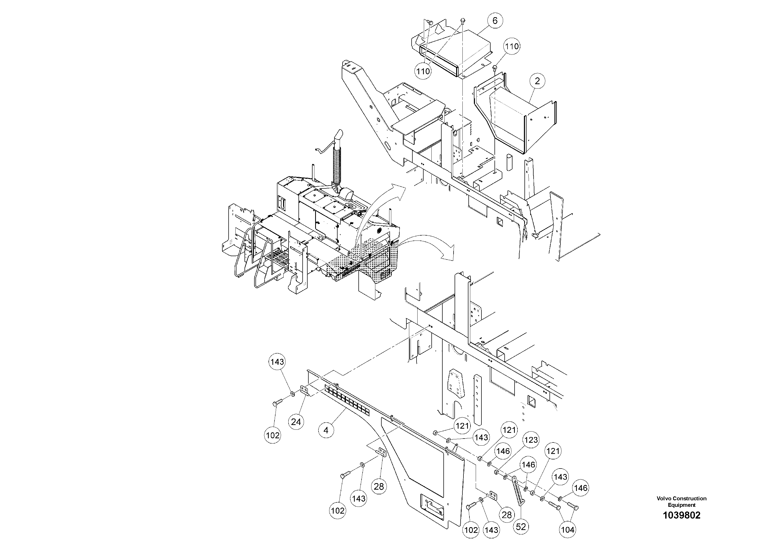 Rec.housing RM80790124 VOLVO