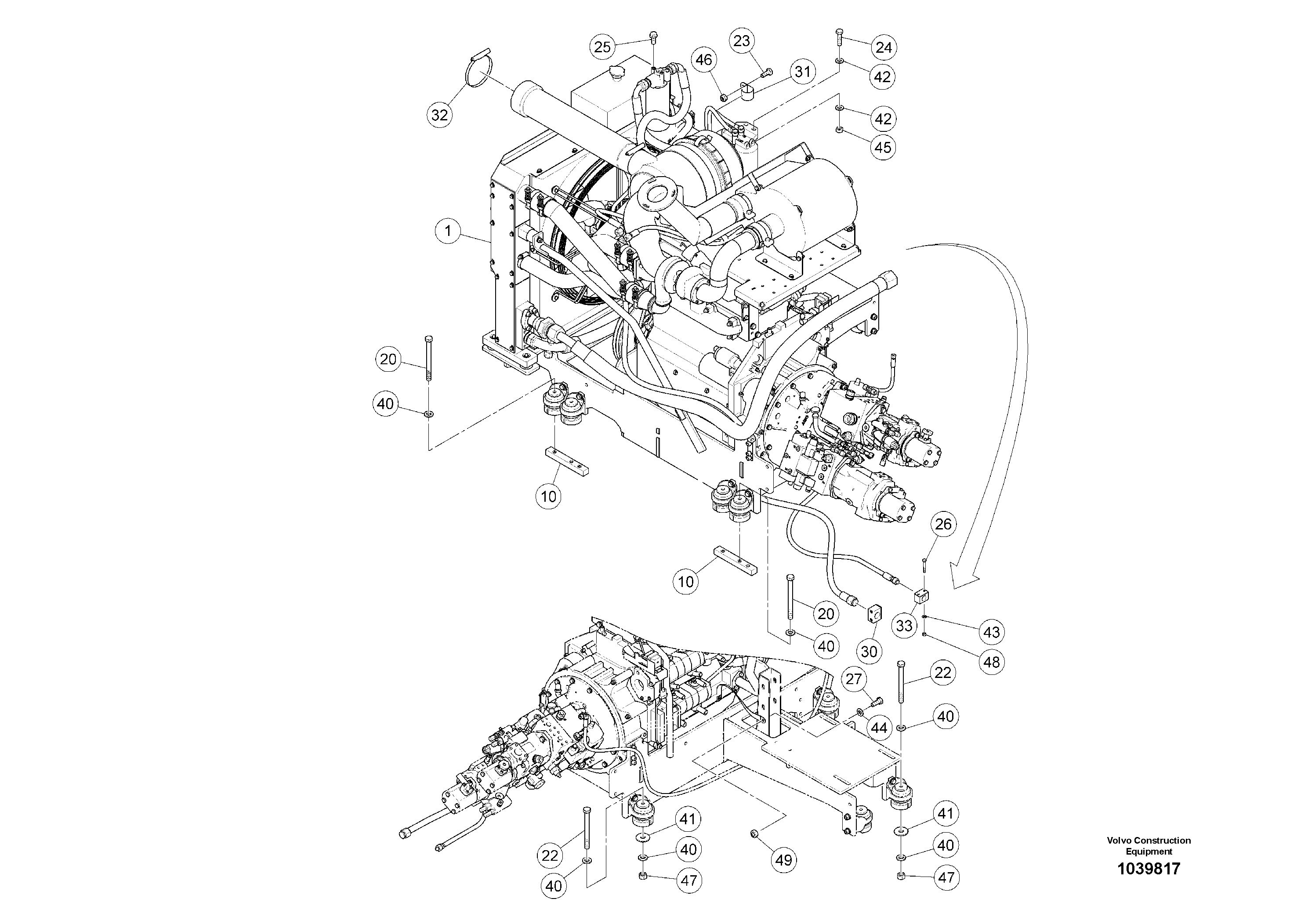 Промежуточная шестерня RM/VOE14200117 VOLVO