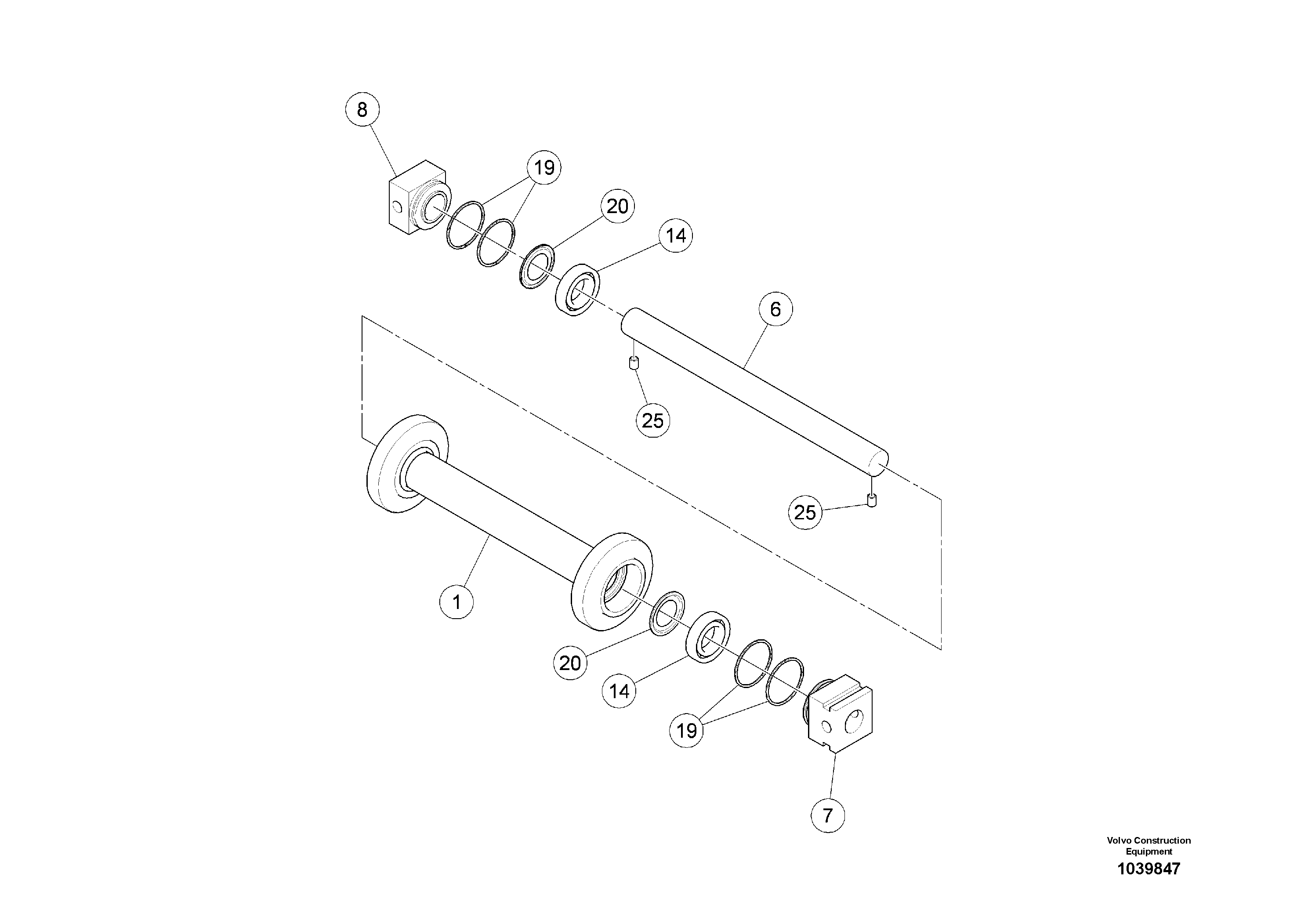 Tube assembly L.h. RM54718085 VOLVO