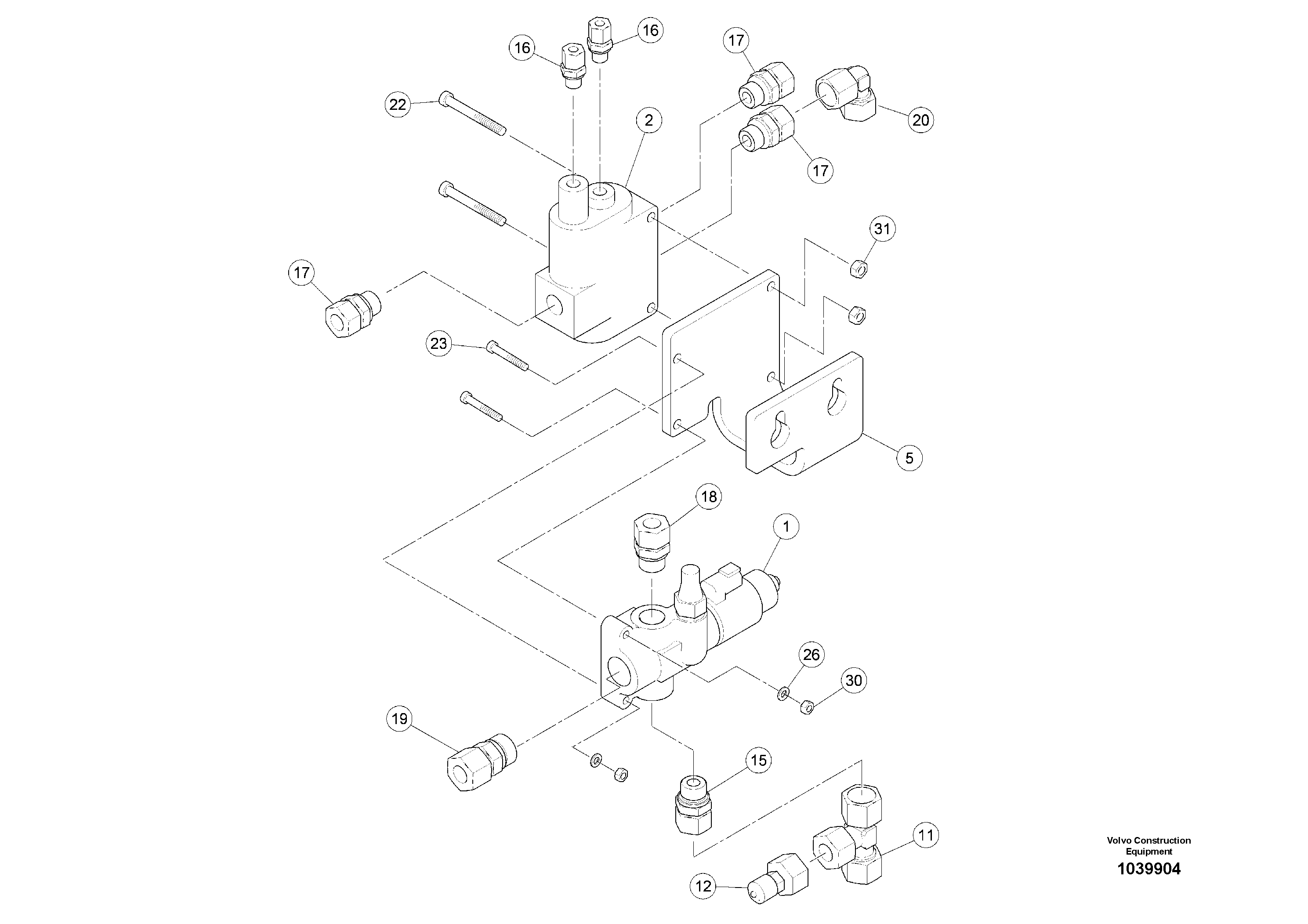 Соединение для контроля давления RM13911417 VOLVO