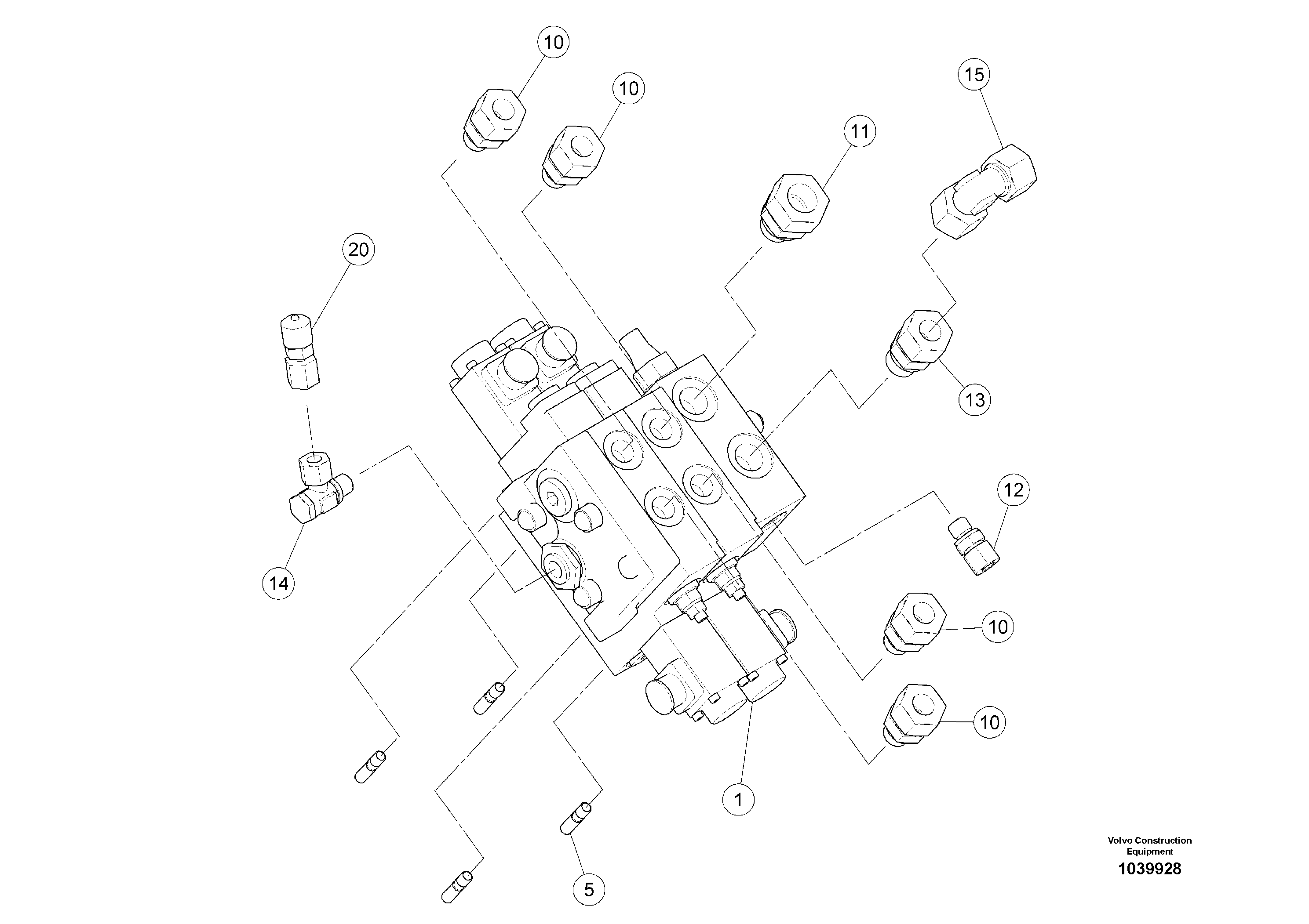 Hydraulic Valve RM14103535 VOLVO