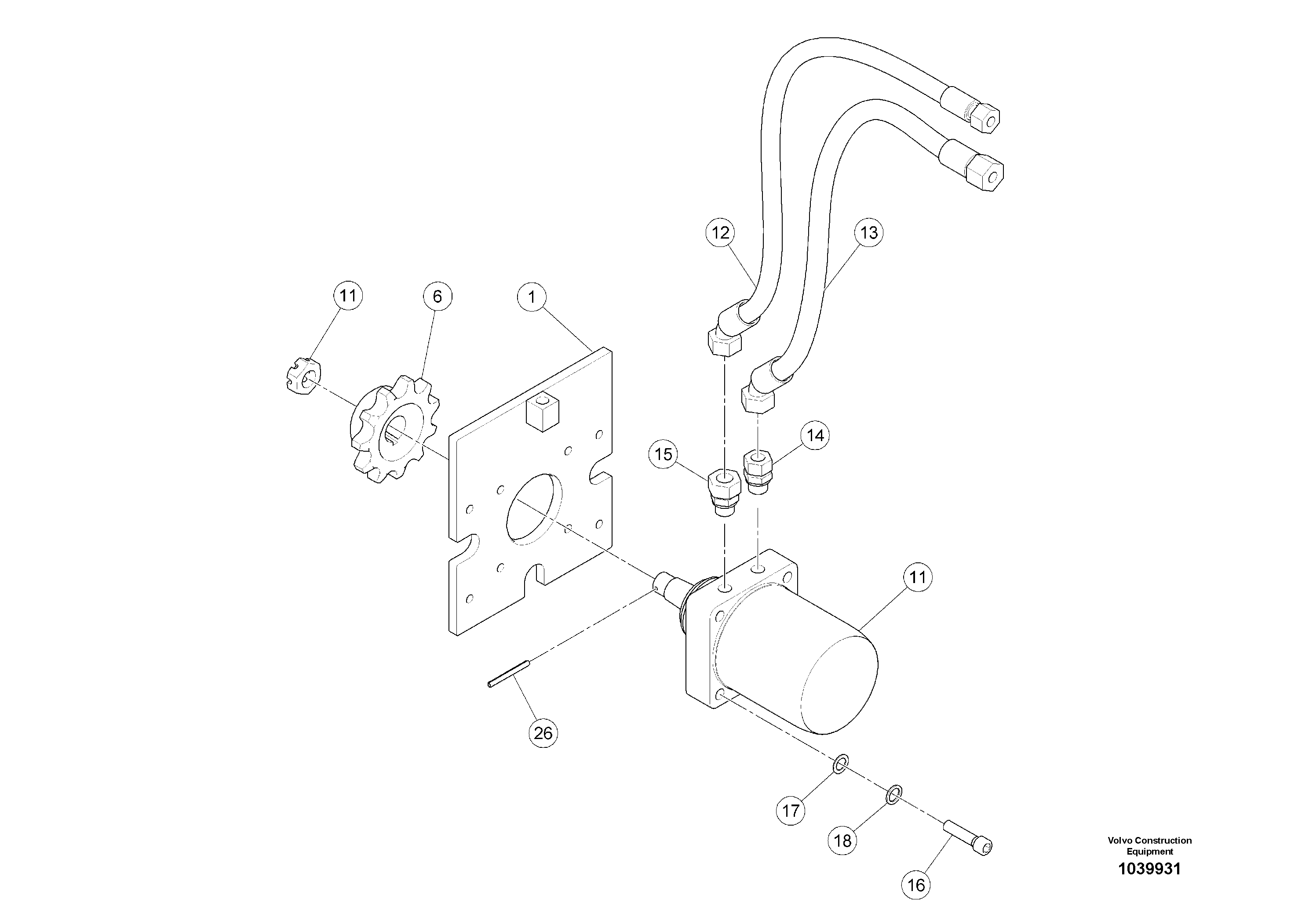 Hose RM/VOE12792127 VOLVO
