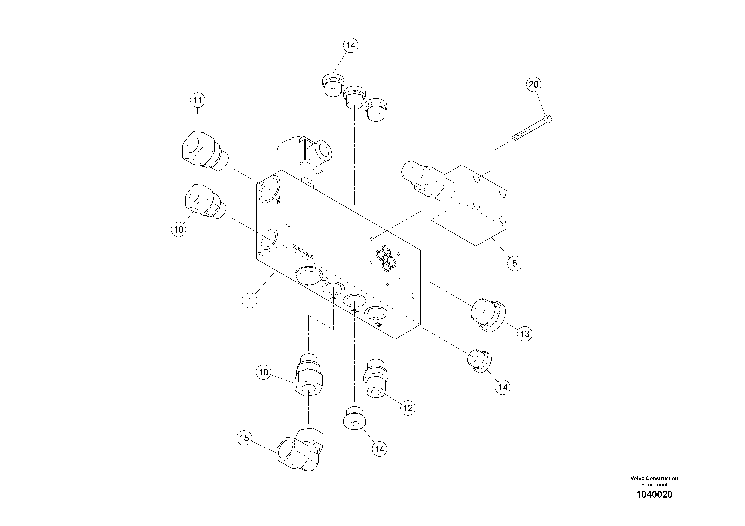For upper engine part RM14185342 VOLVO