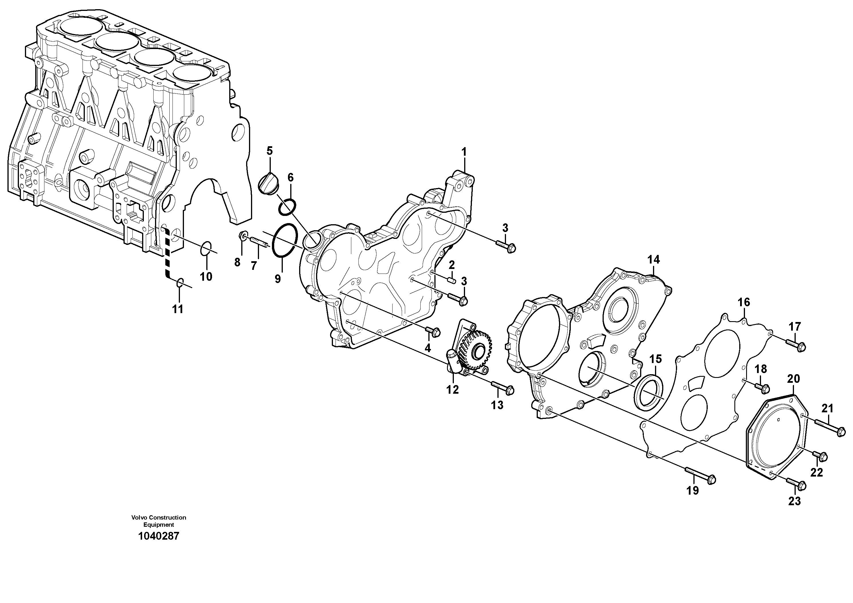 Oil Bath Filter VOE15102353 VOLVO