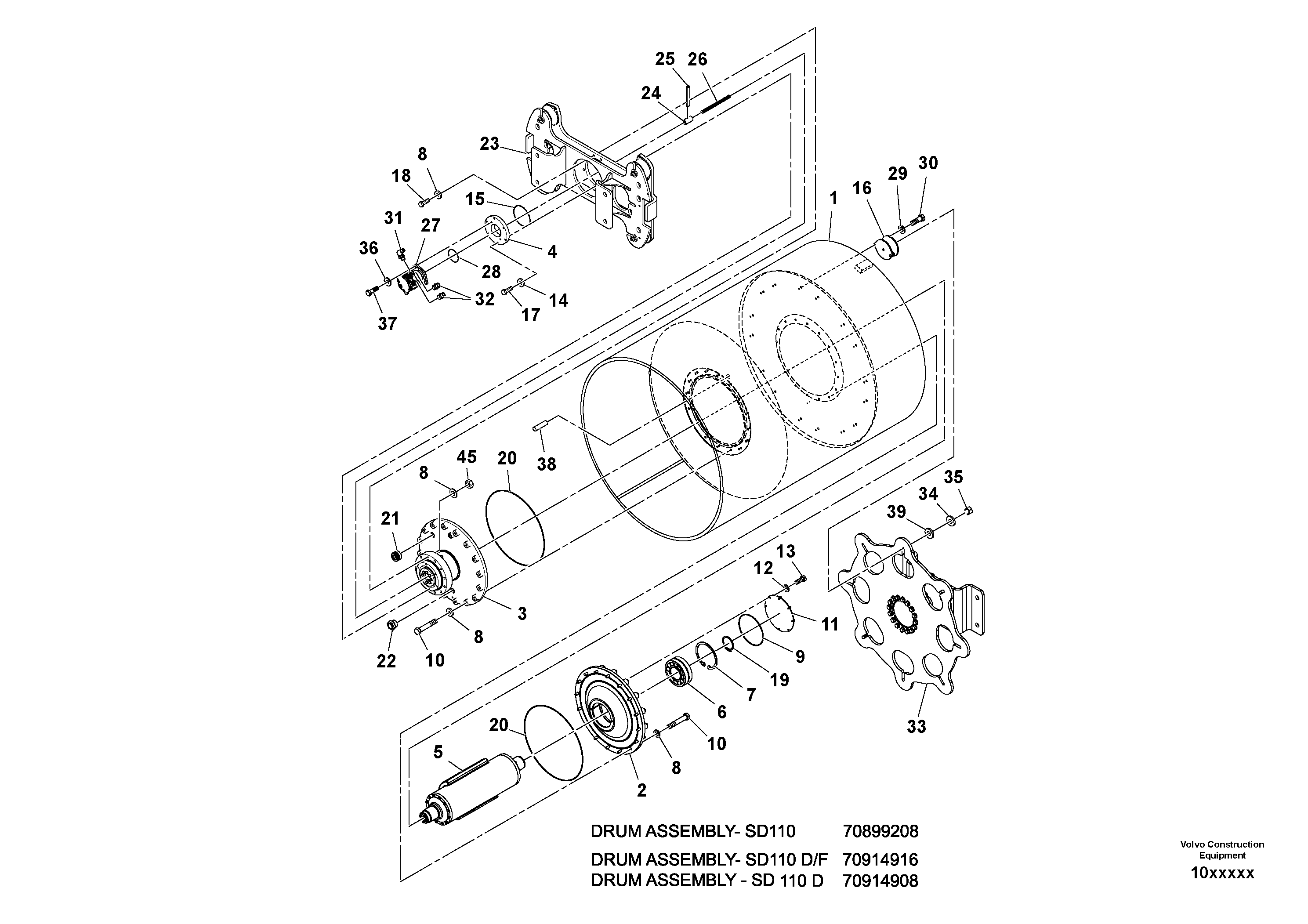 Mounting rail RM96705306 VOLVO
