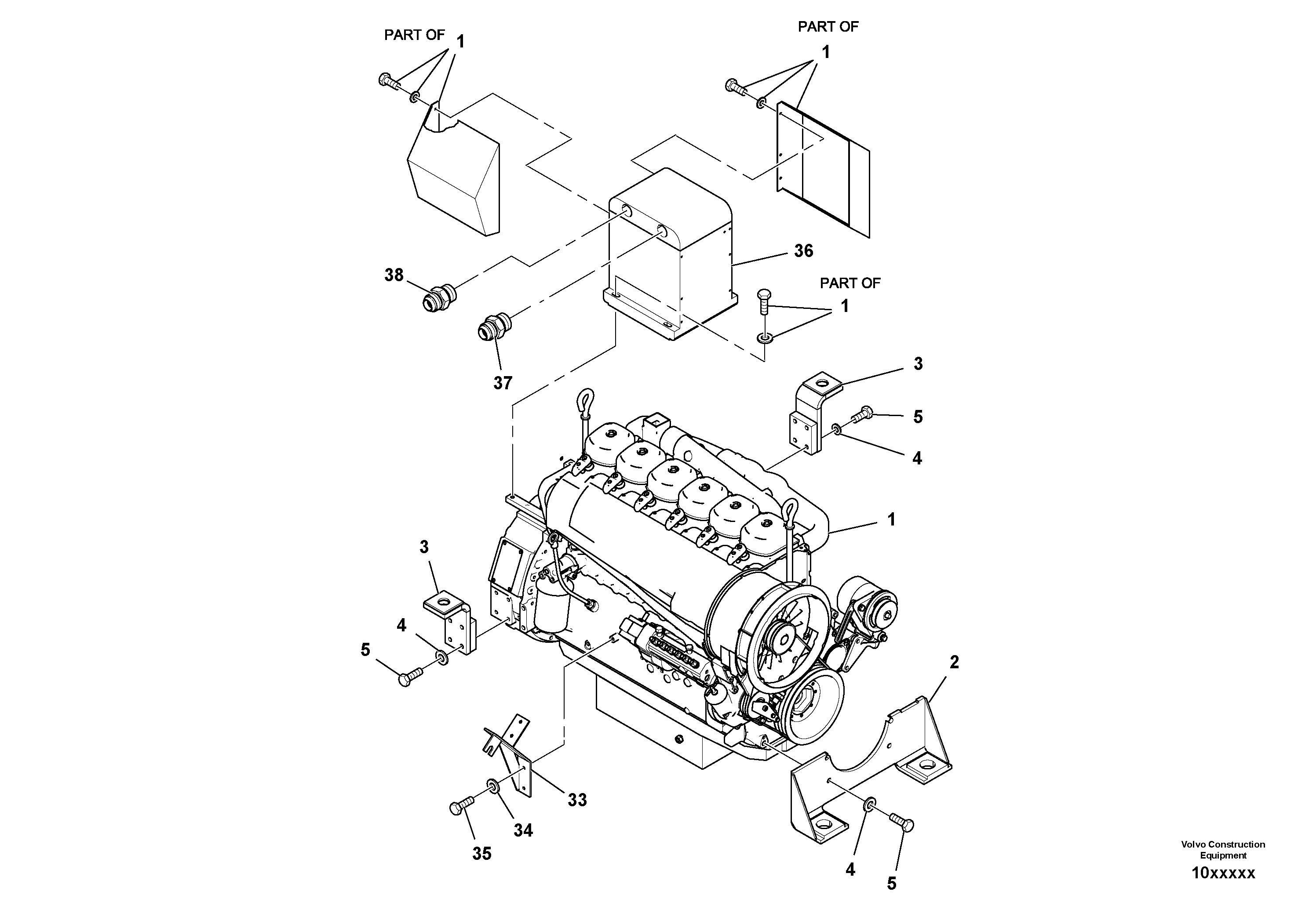 Seat frame RM70076955 VOLVO