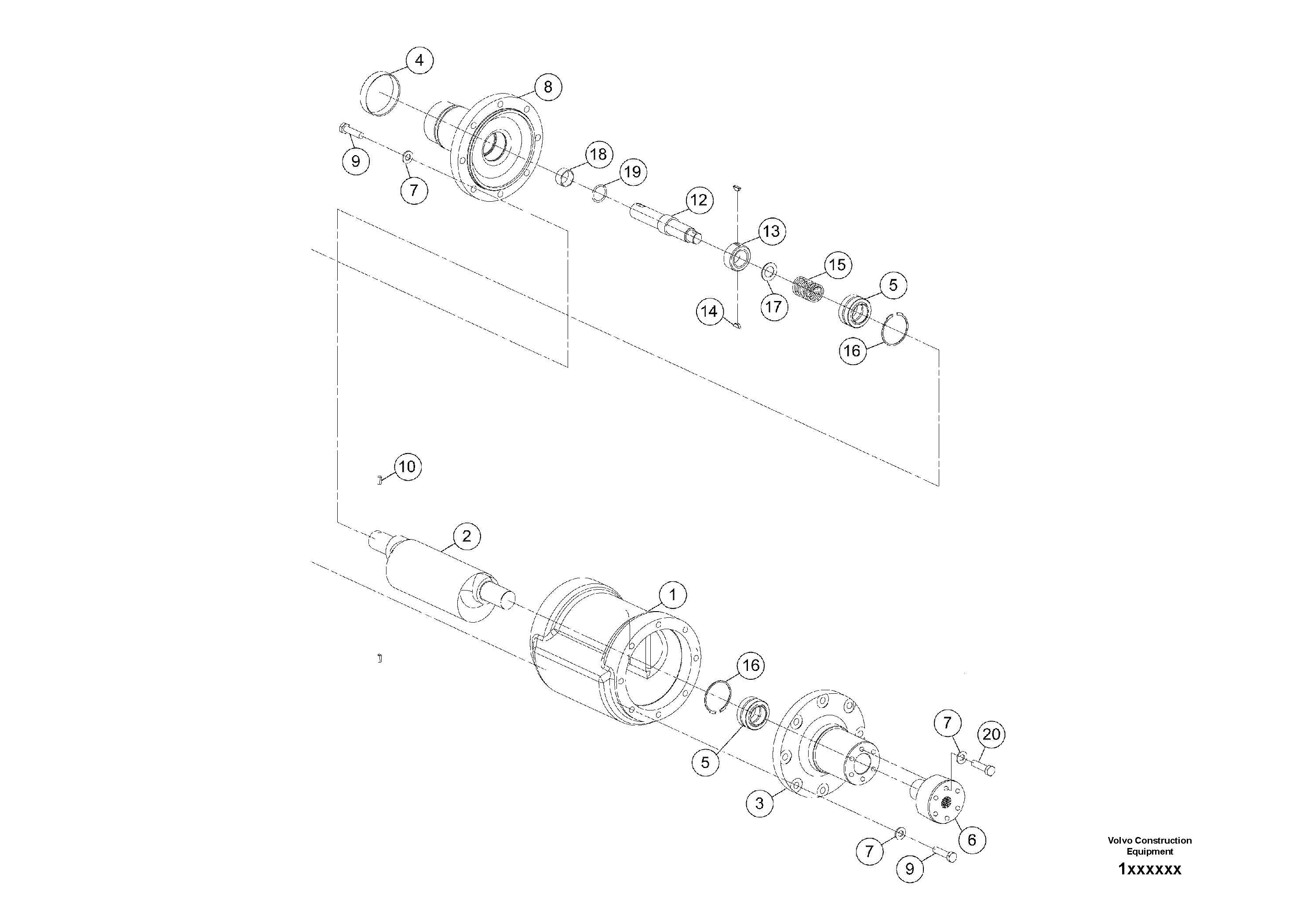 Piston pump RM95423752 VOLVO