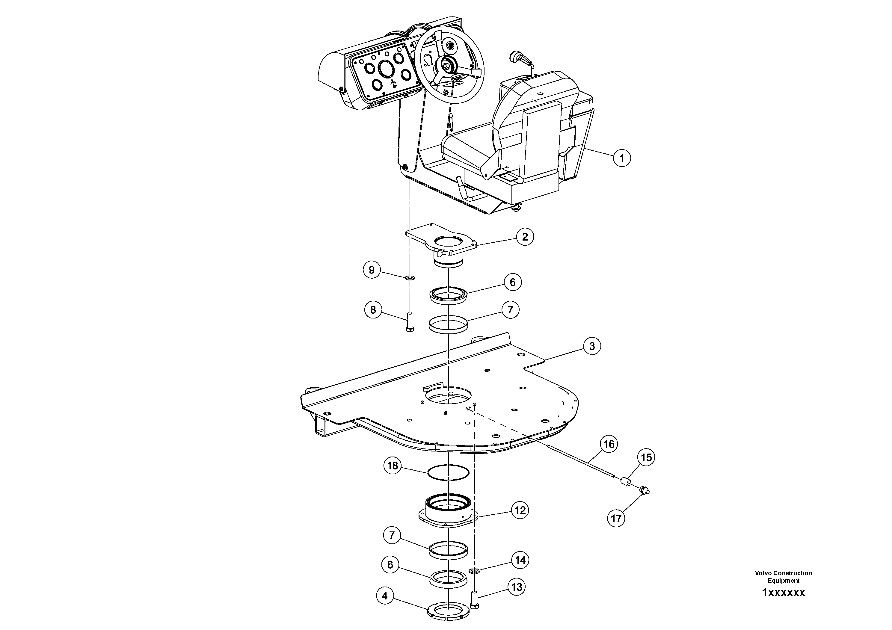 Driver's platform RM70922752 VOLVO