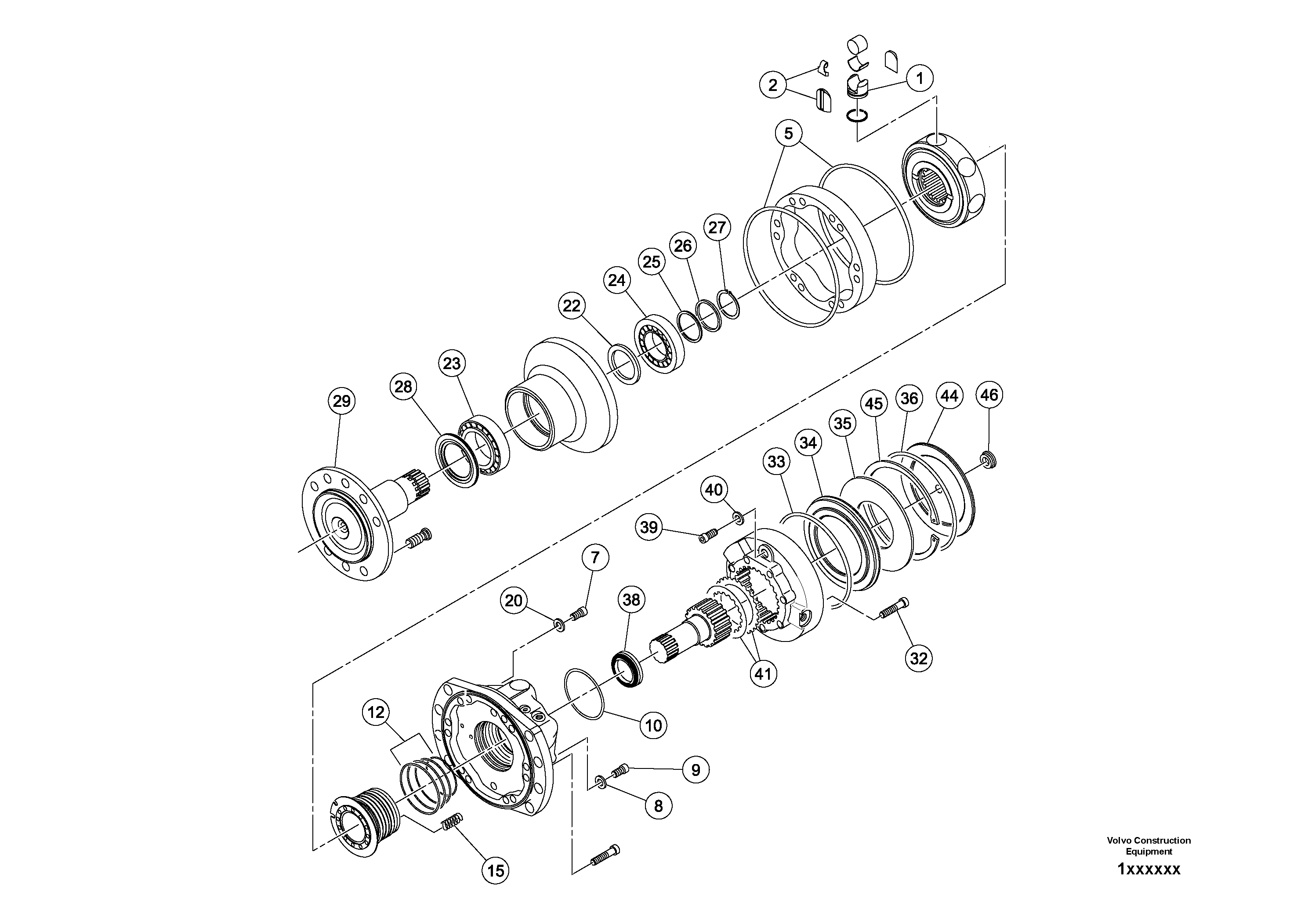 For upper engine part RM59241901 VOLVO