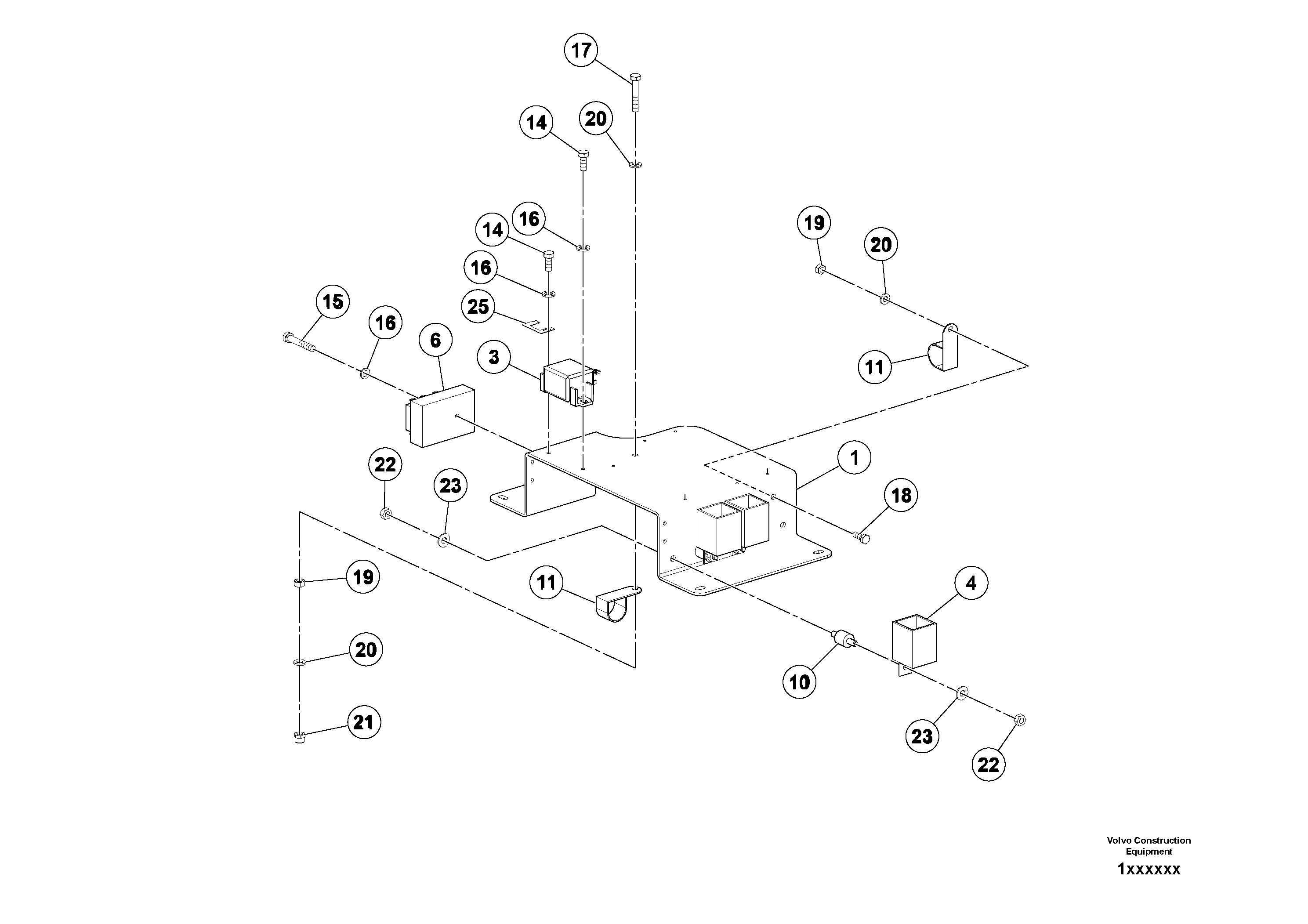 Bracket RM70871397 VOLVO