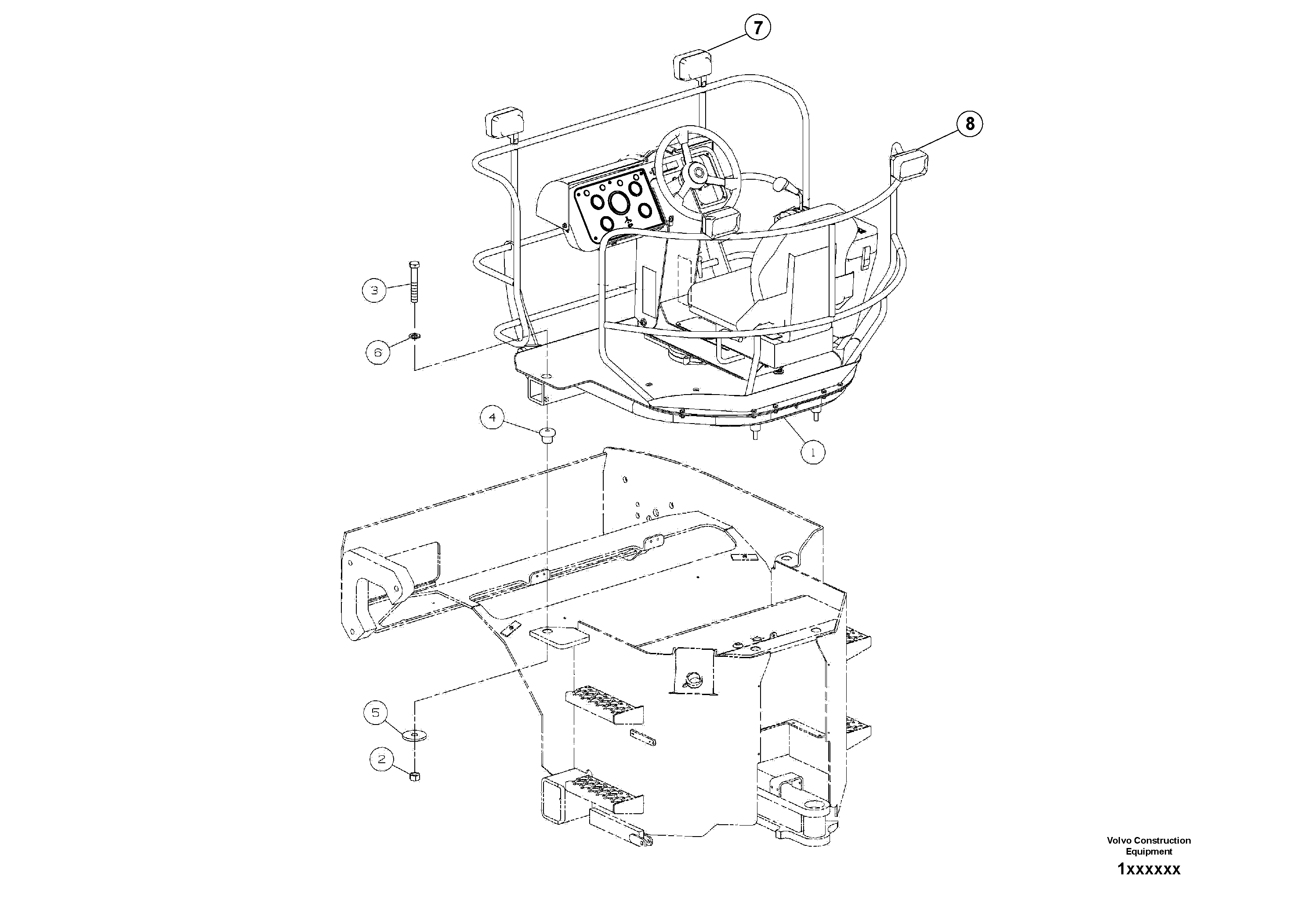 Driver's platform RM70922737 VOLVO