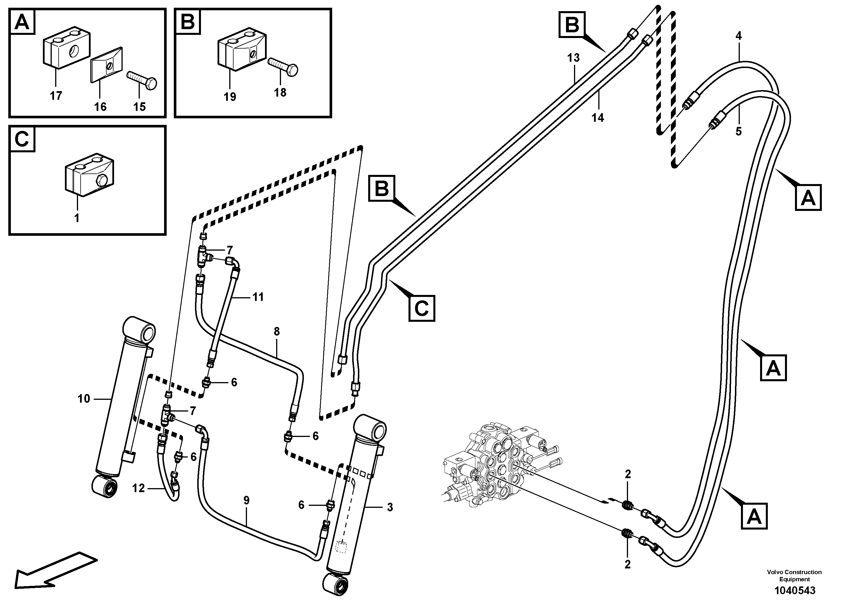 Timing gear casing VOE15633292 VOLVO