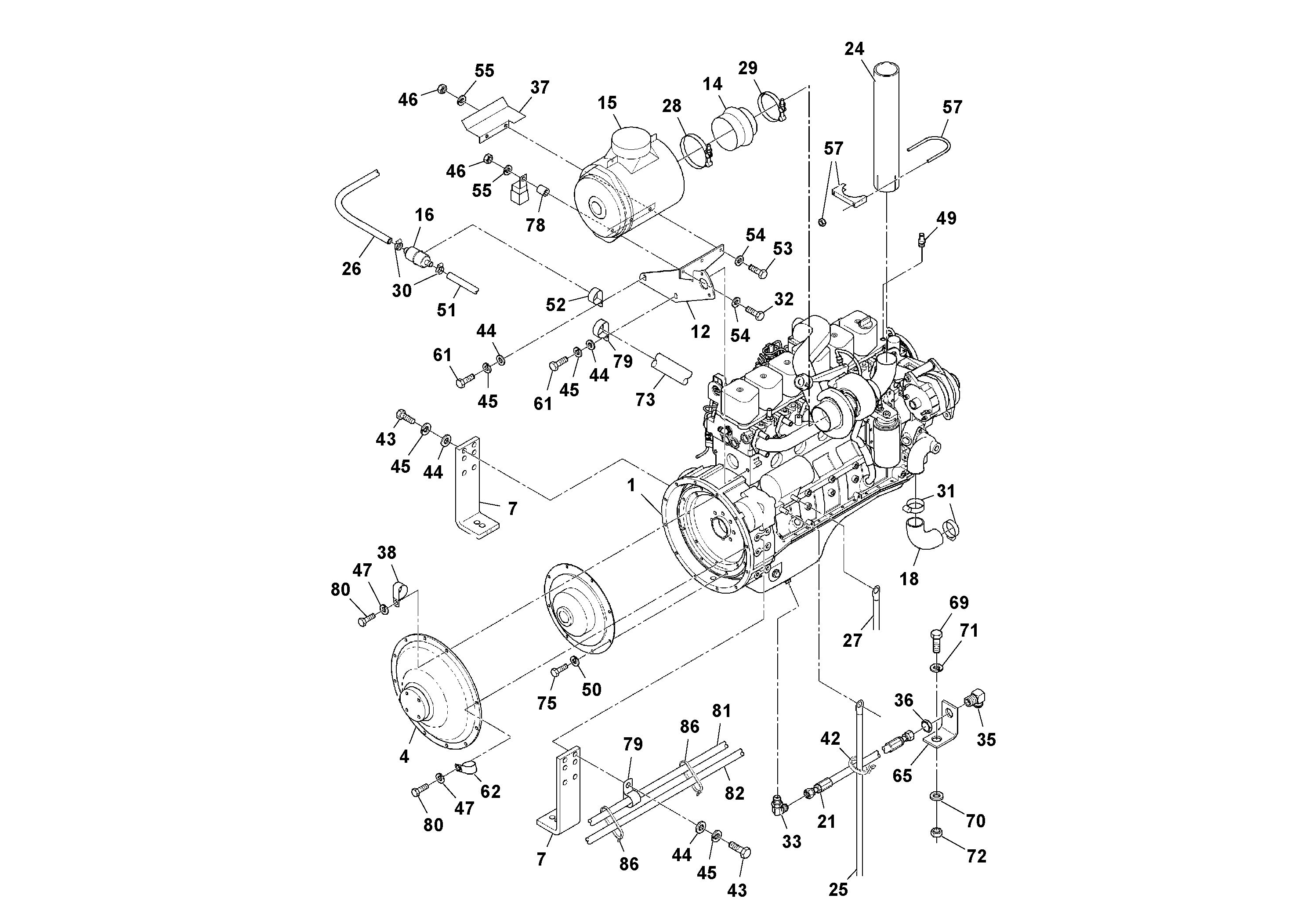 Timing gear casing RM20200283 VOLVO