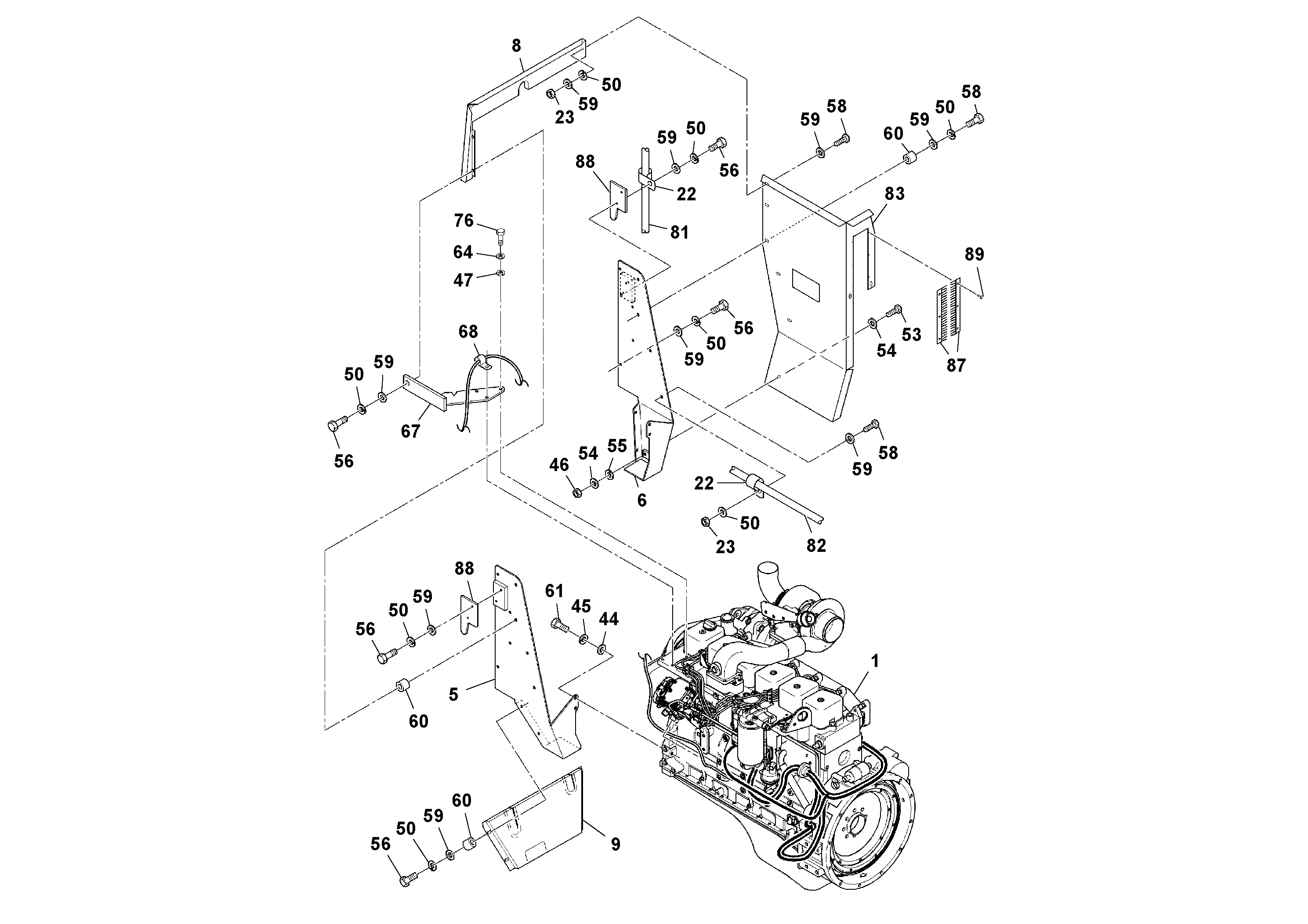 Seat frame RM13627088 VOLVO