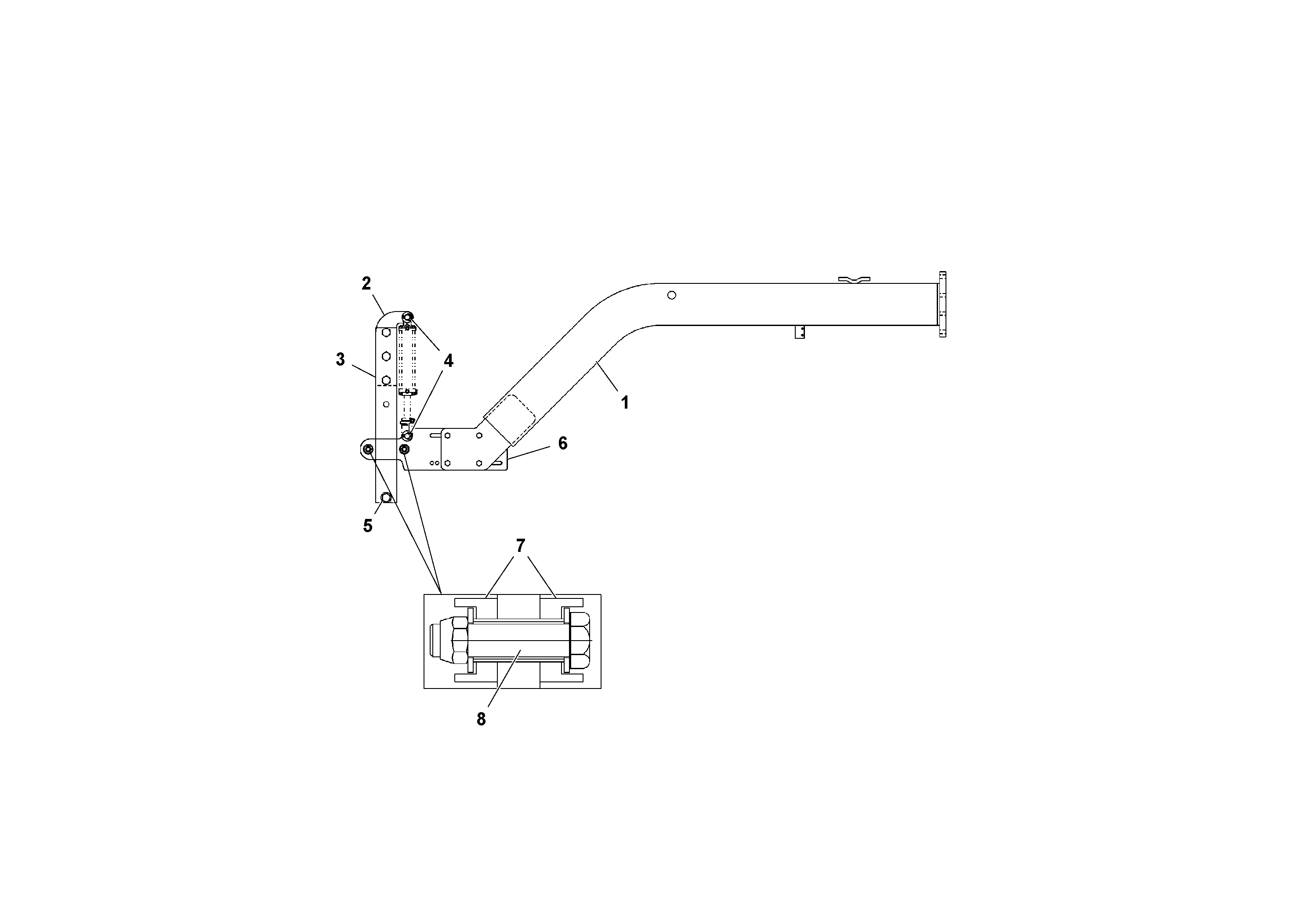Seat frame RM20332318 VOLVO