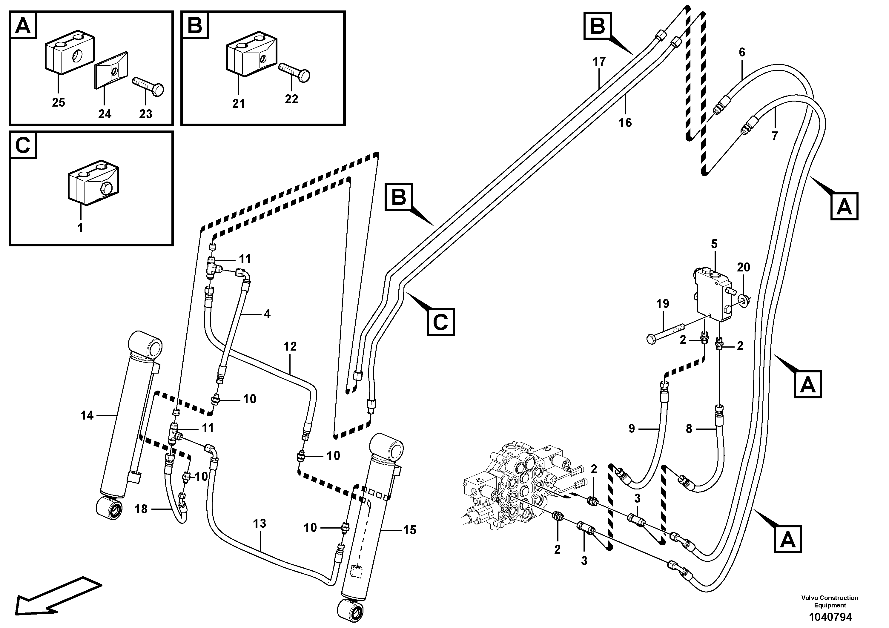 Timing gear casing VOE15637626 VOLVO