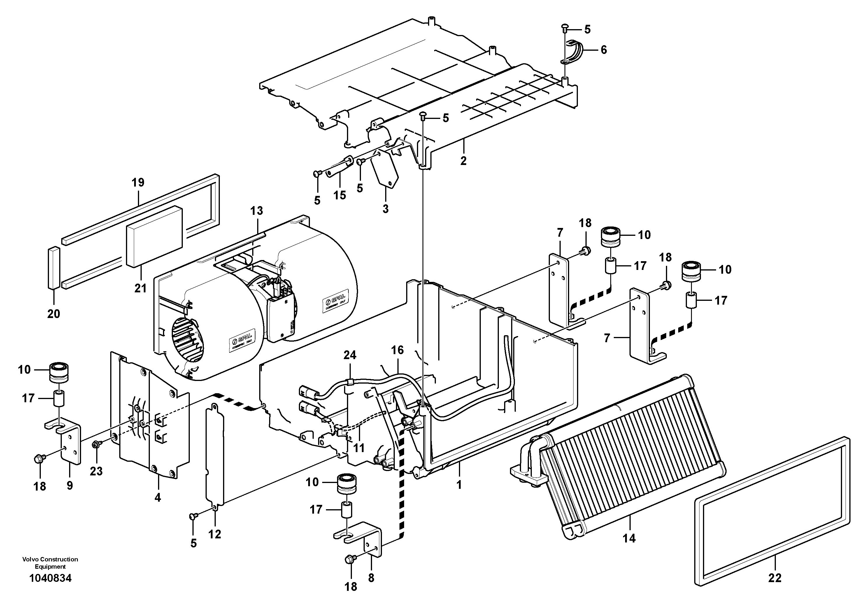 Rec.housing VOE14560840 VOLVO