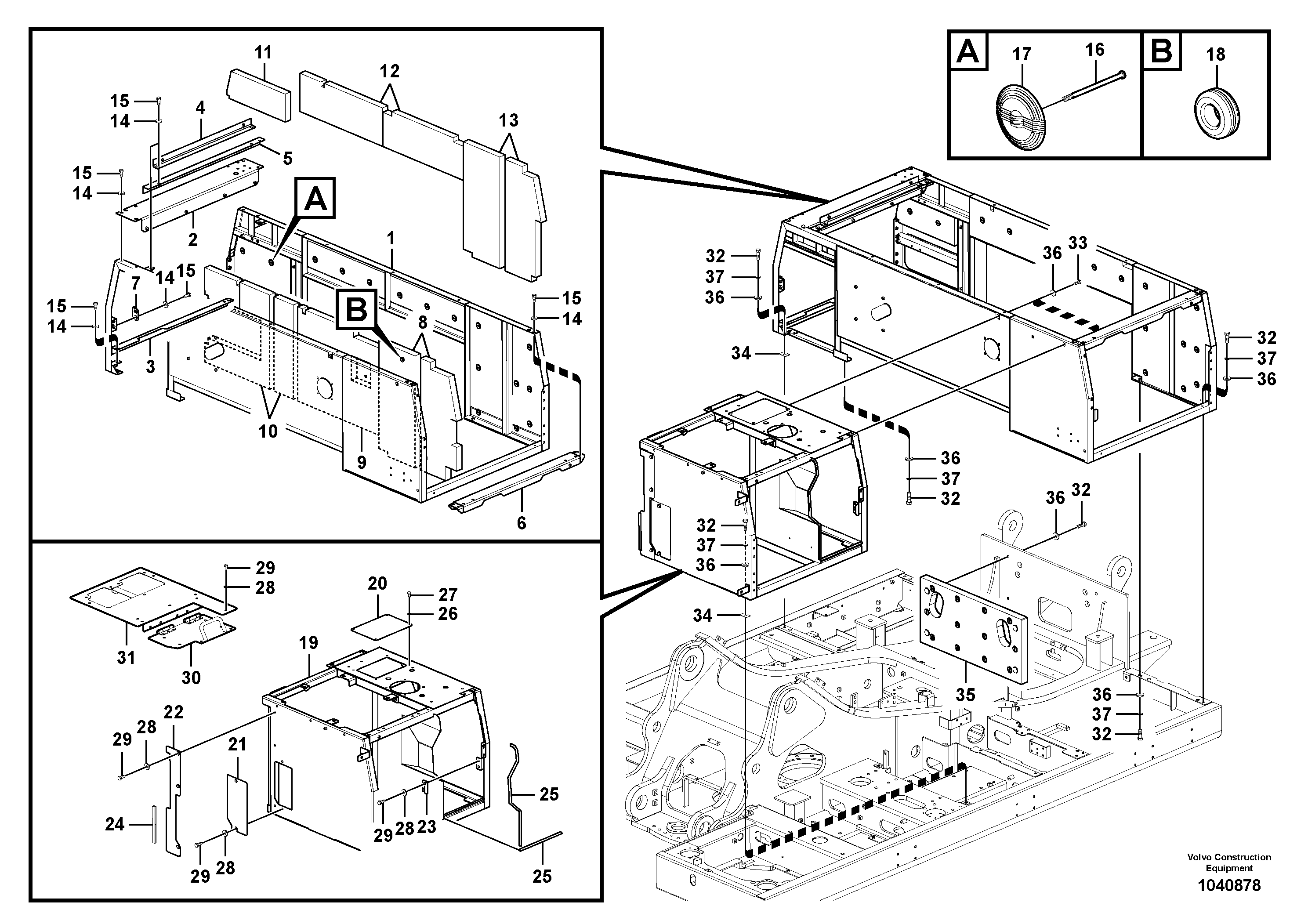 Frame VOE14609883 VOLVO