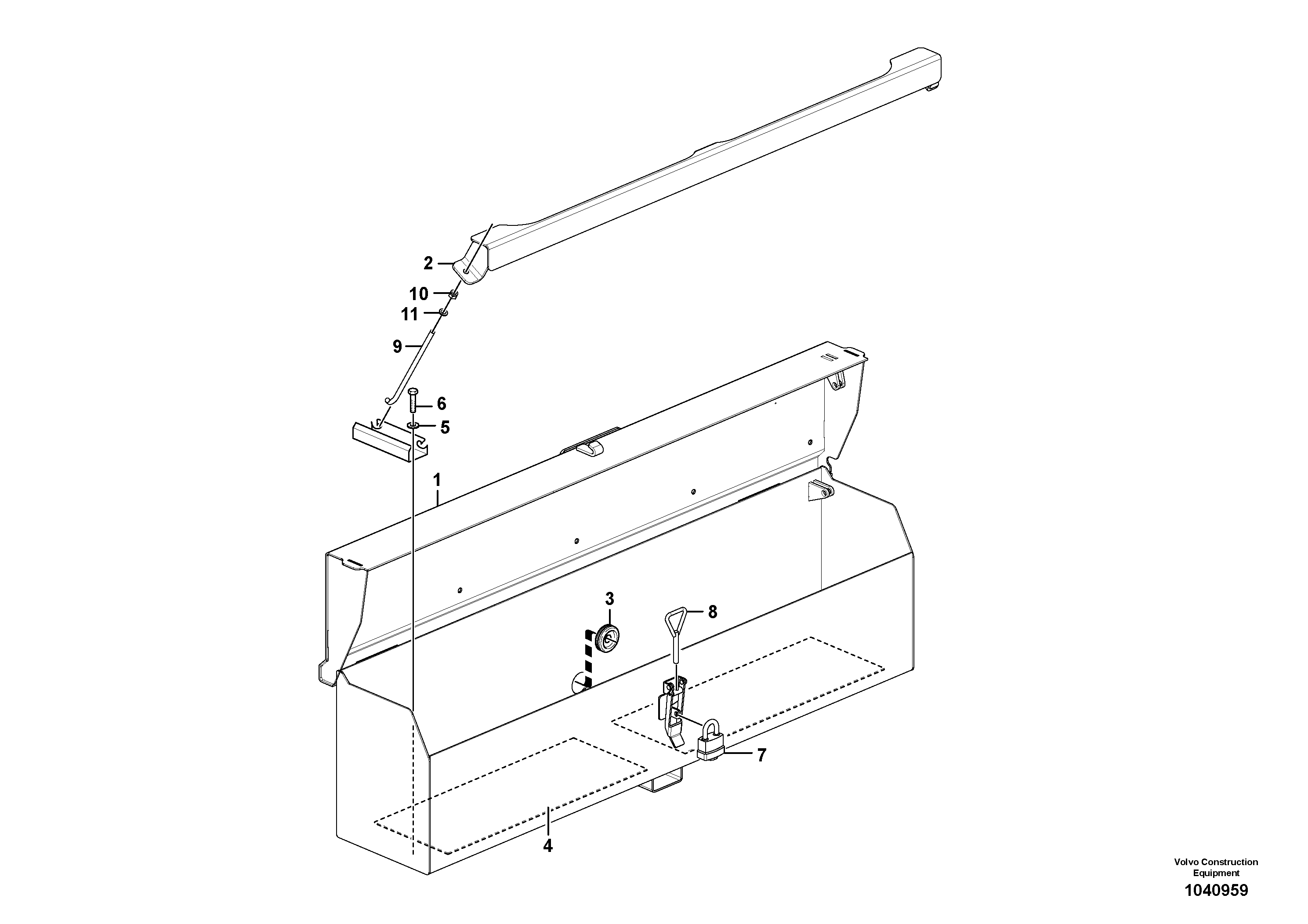 Boom Cylinder VOE961963 VOLVO