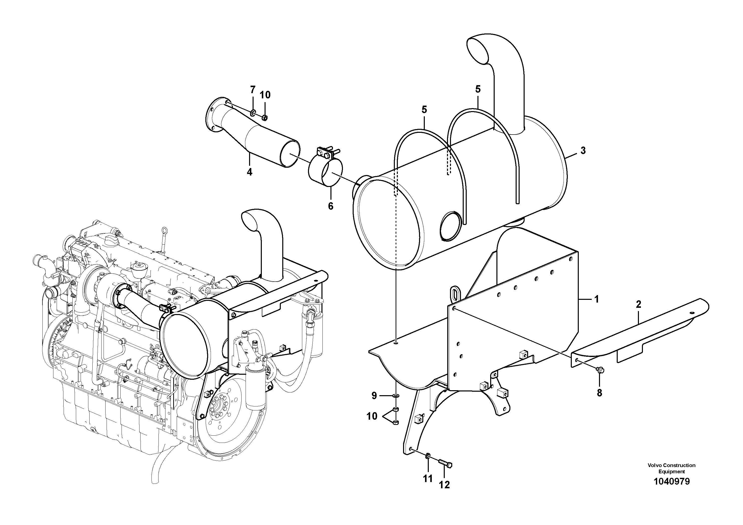 Seat frame VOE14597632 VOLVO