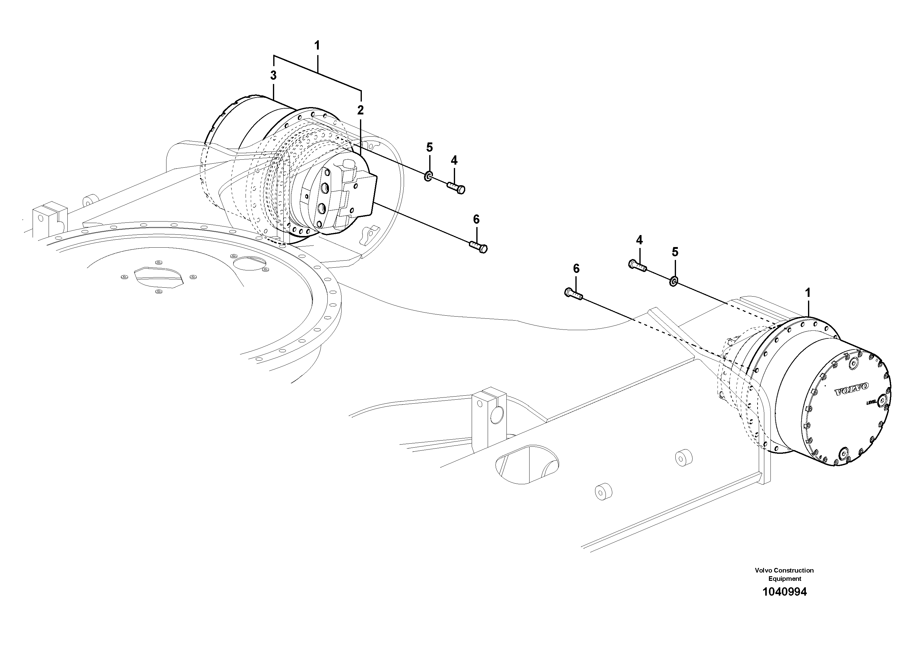 Brake disk VOE14568908 VOLVO