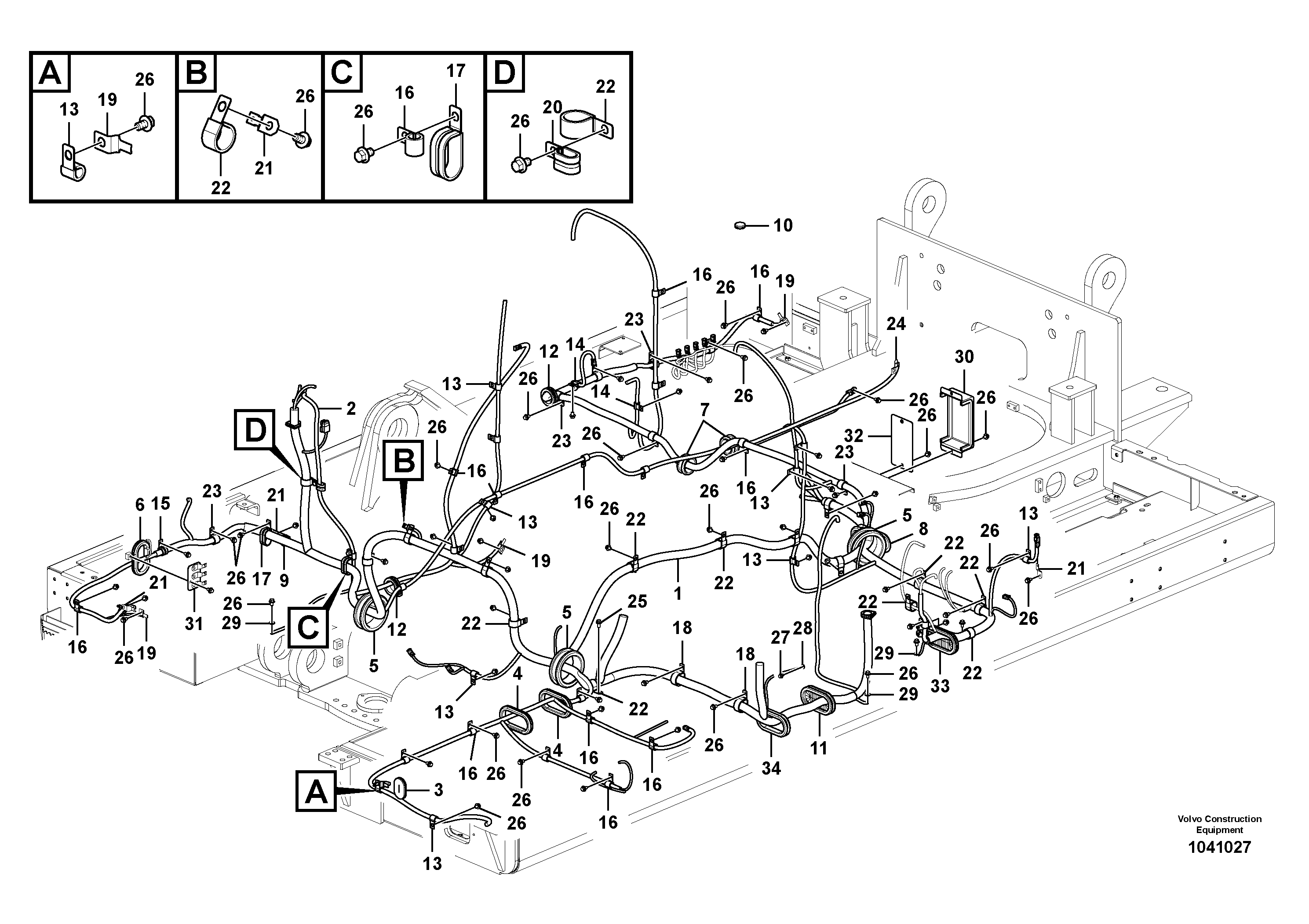 Support Leg VOE14632504 VOLVO