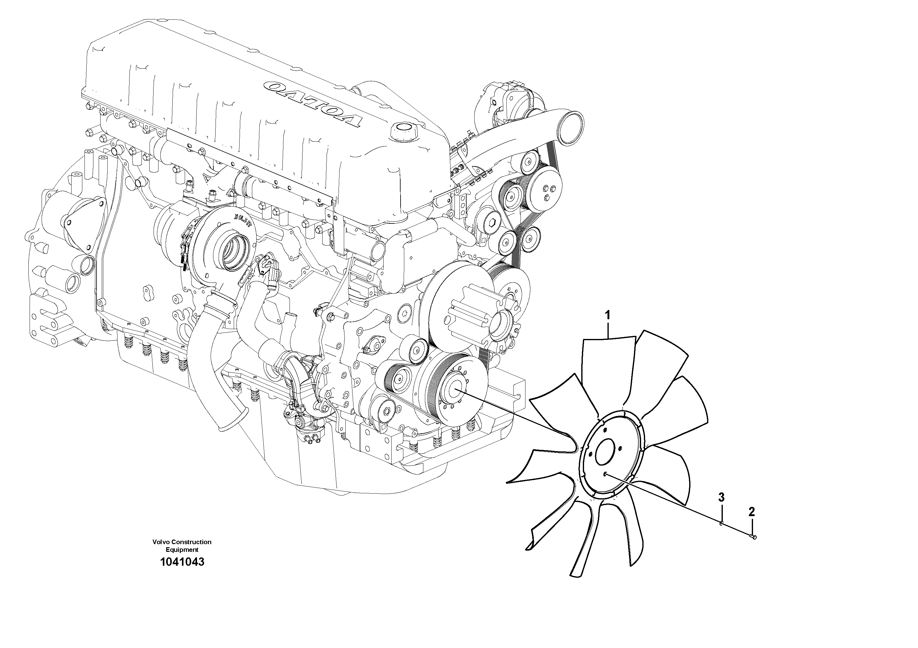Extension pipe VOE14579495 VOLVO