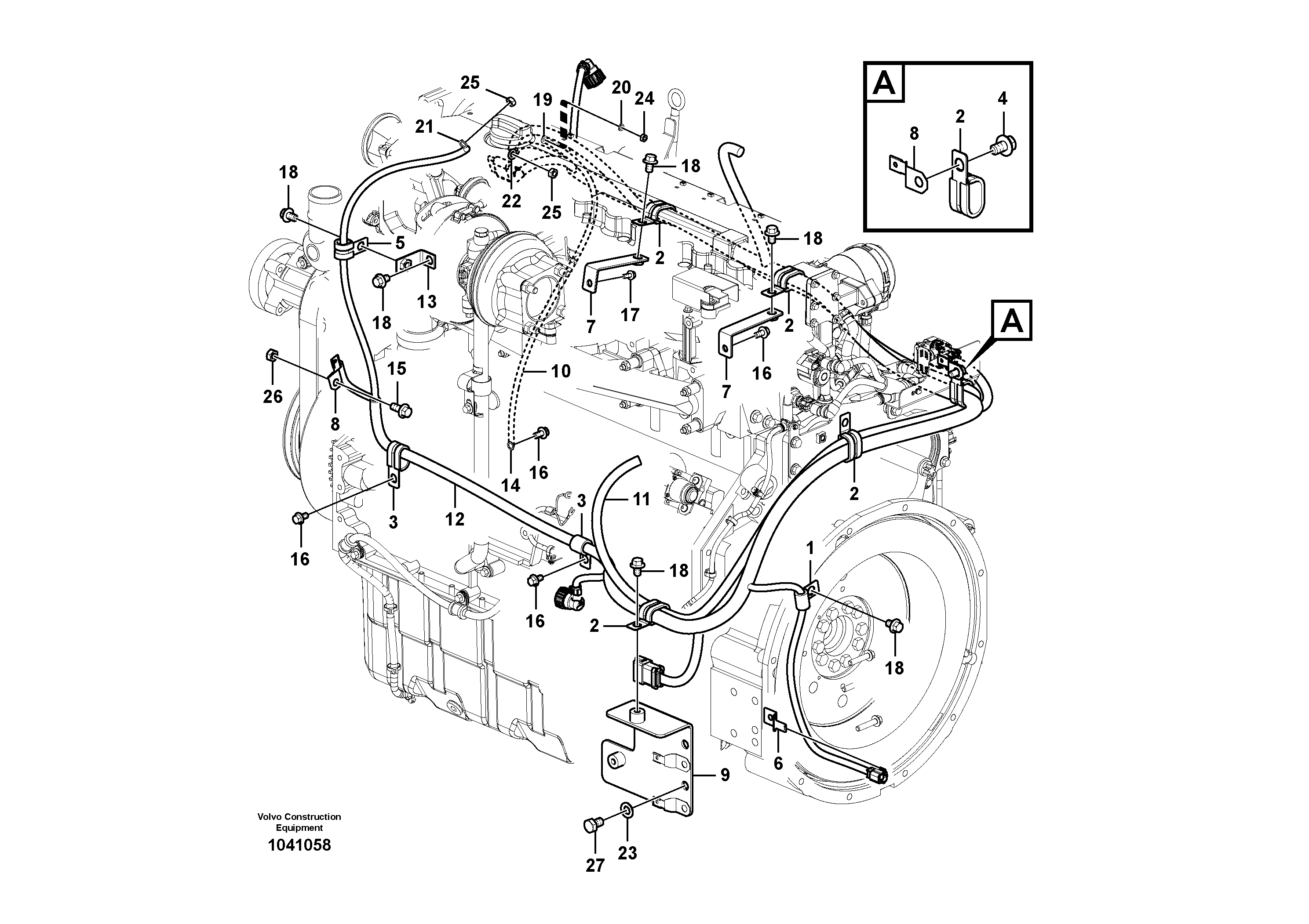 Support Leg VOE14644022 VOLVO