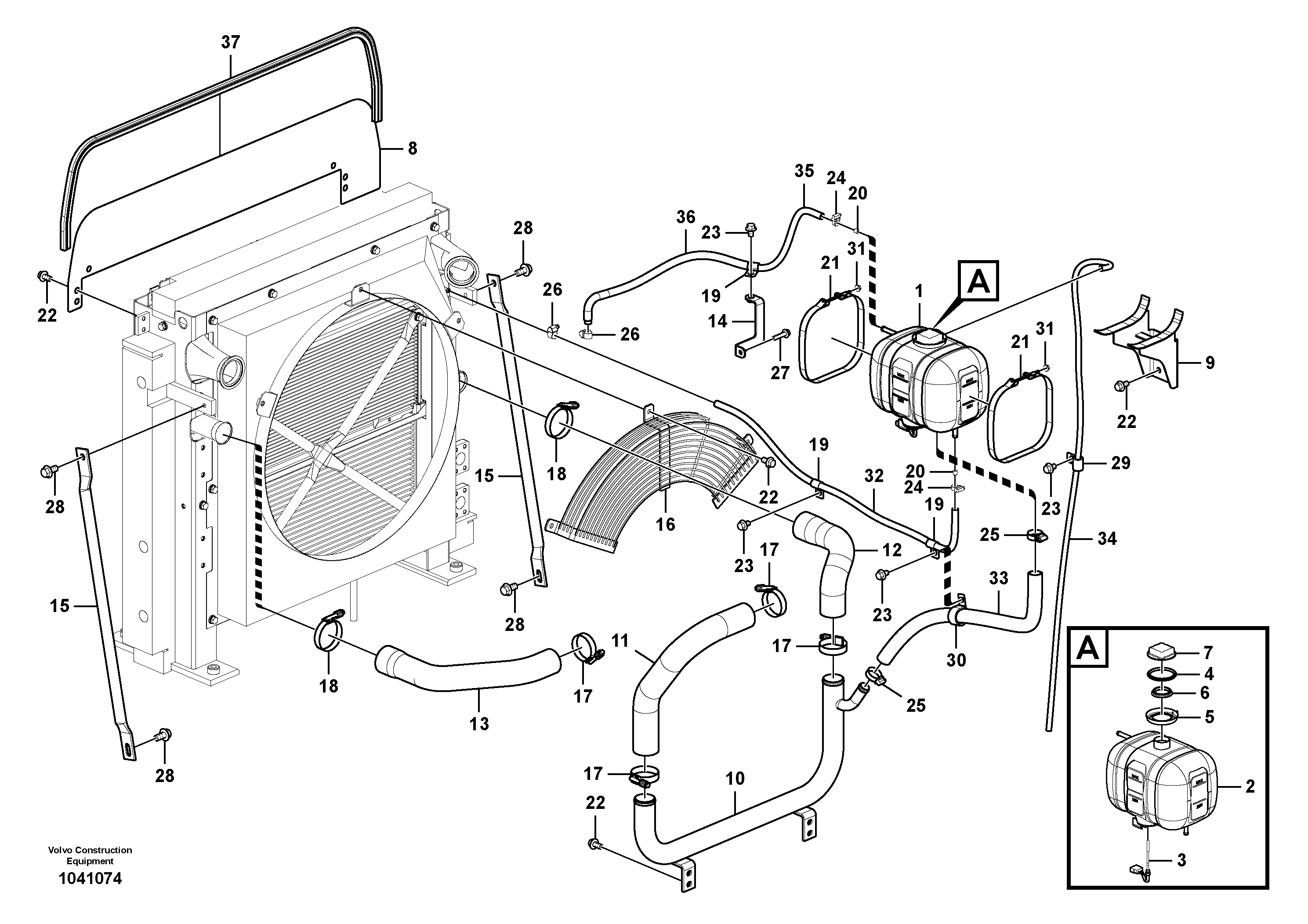 Press. lim. valve RM/VOE14618235 VOLVO