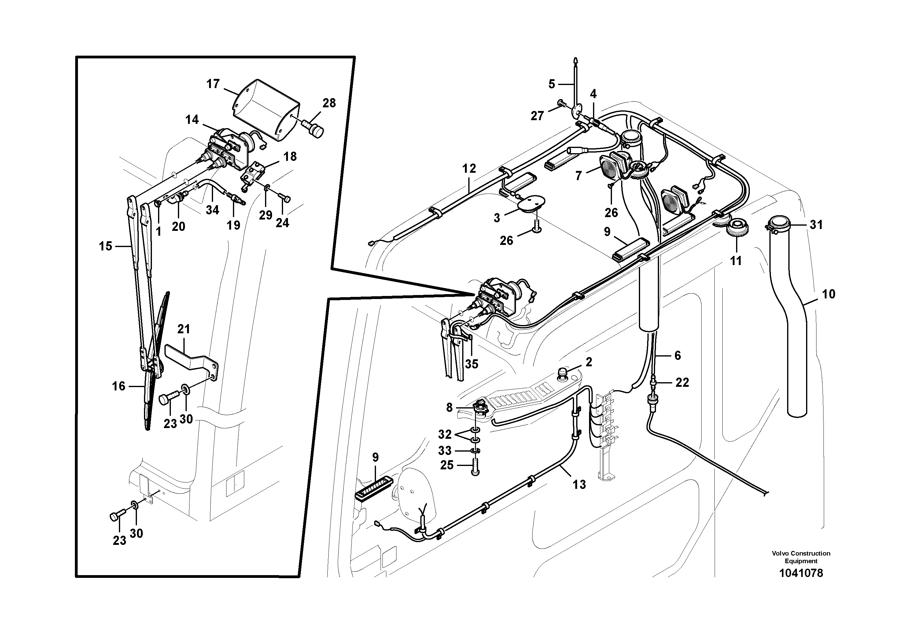 Support Leg VOE14616335 VOLVO