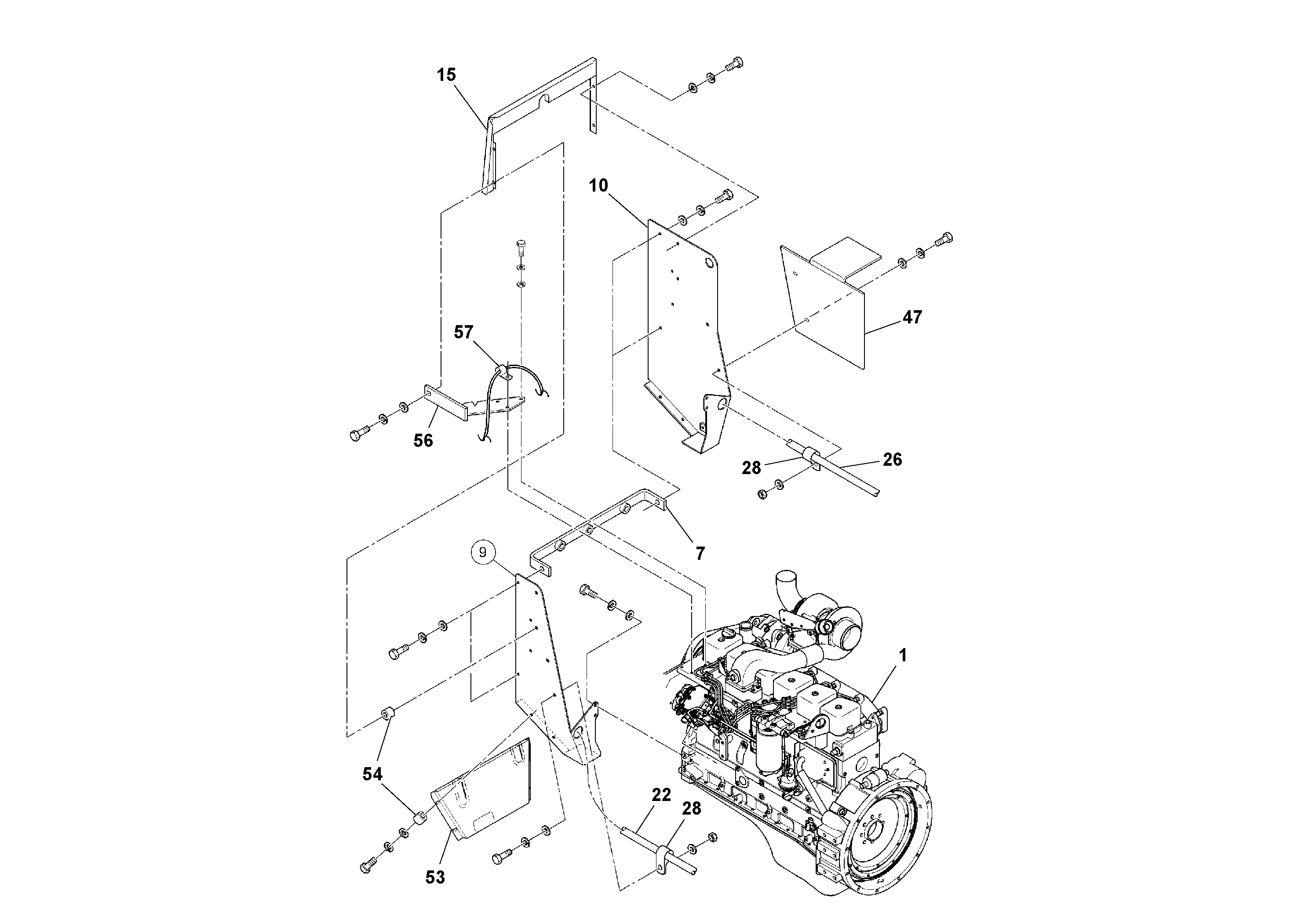 Seat frame RM20267357 VOLVO