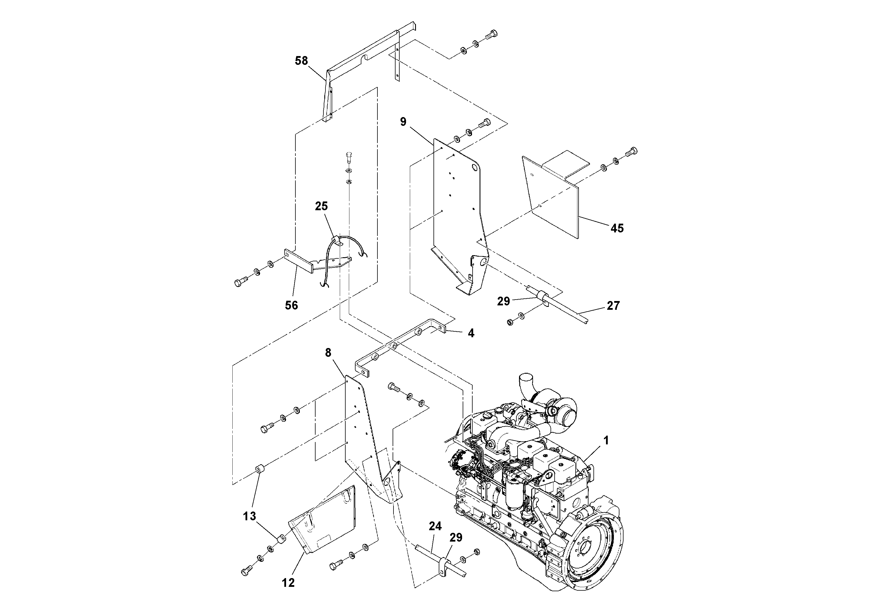Seat frame RM13610746 VOLVO