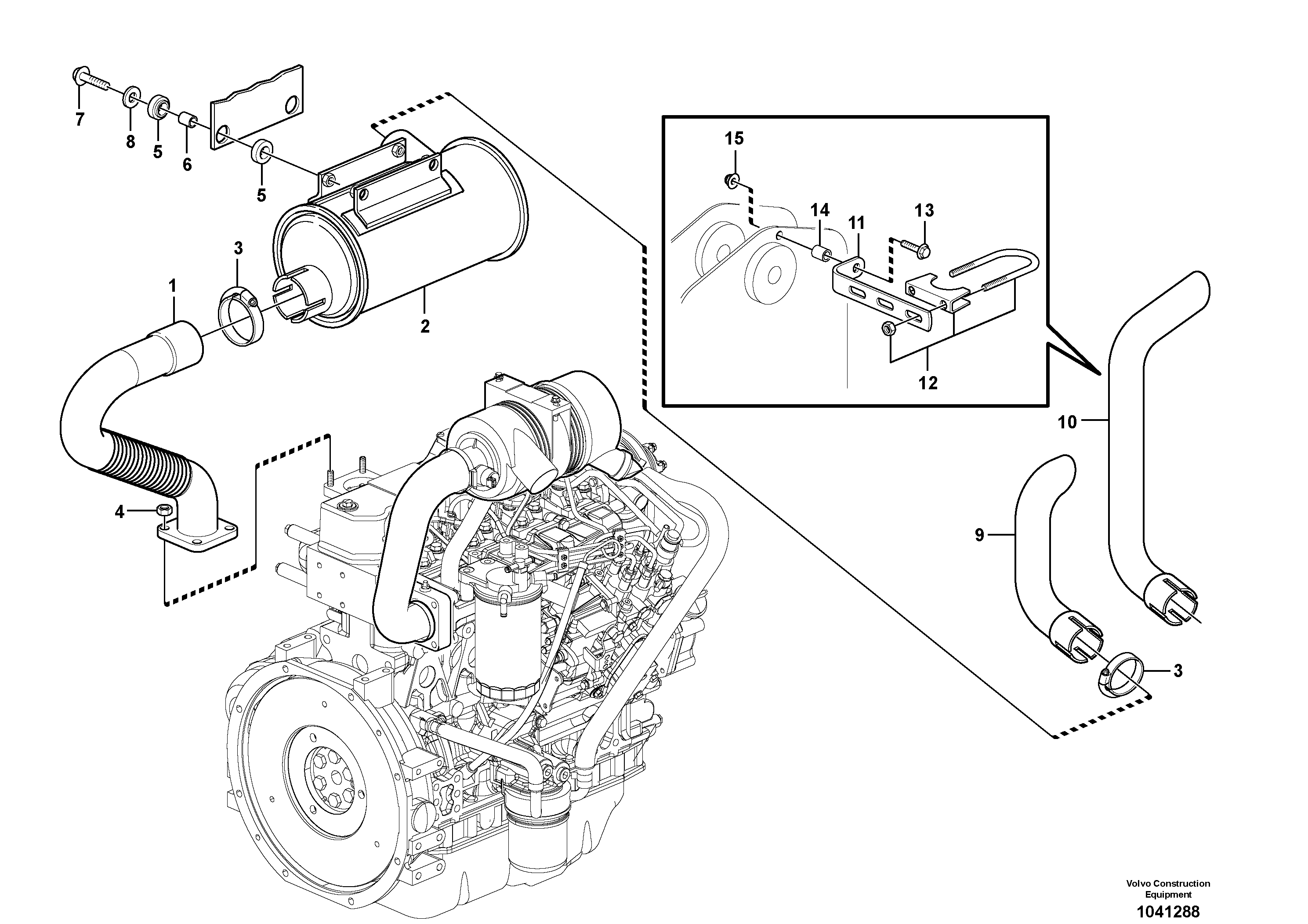 Axle Casing VOE15631508 VOLVO