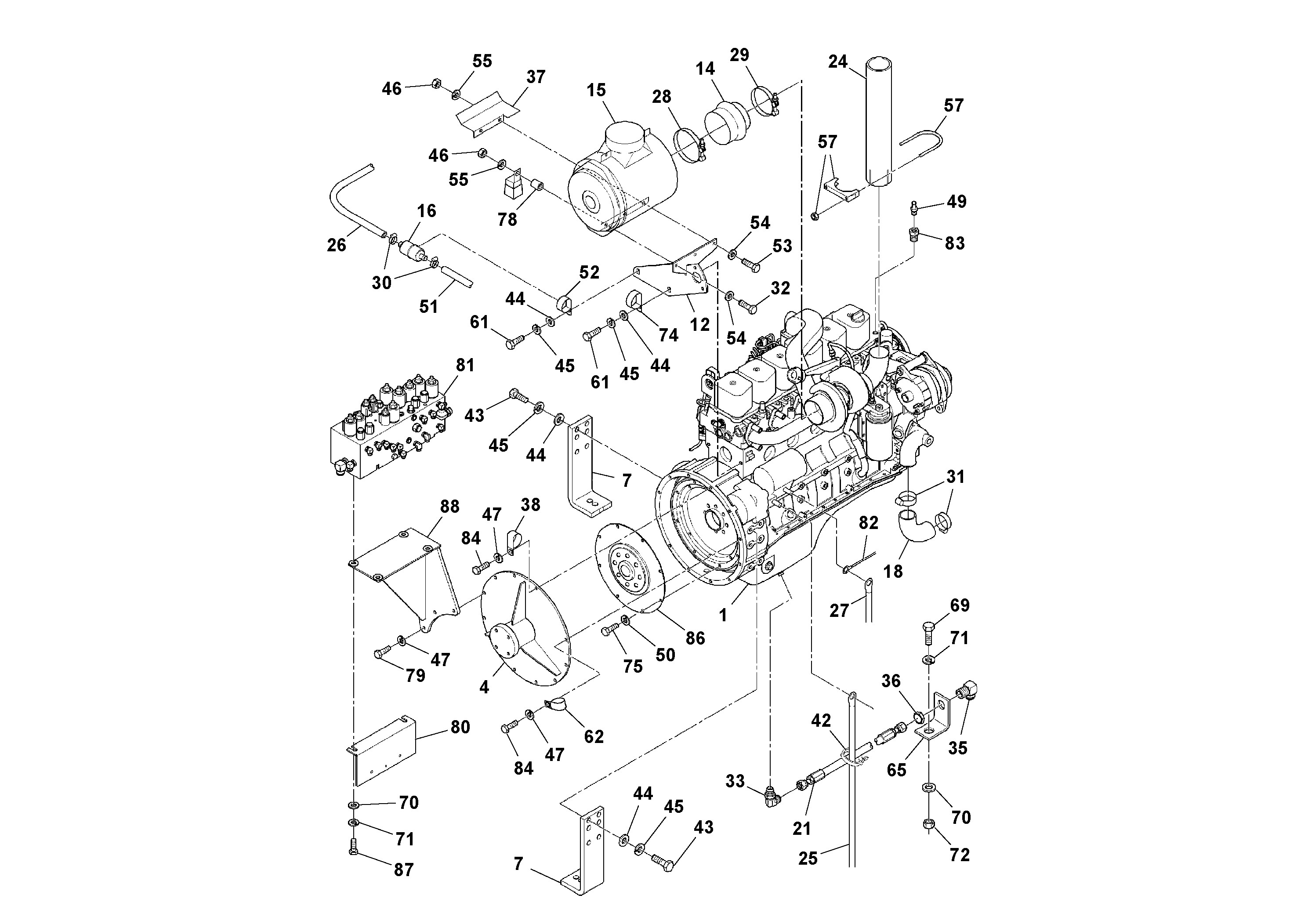 Tilt bearing RM20922720 VOLVO