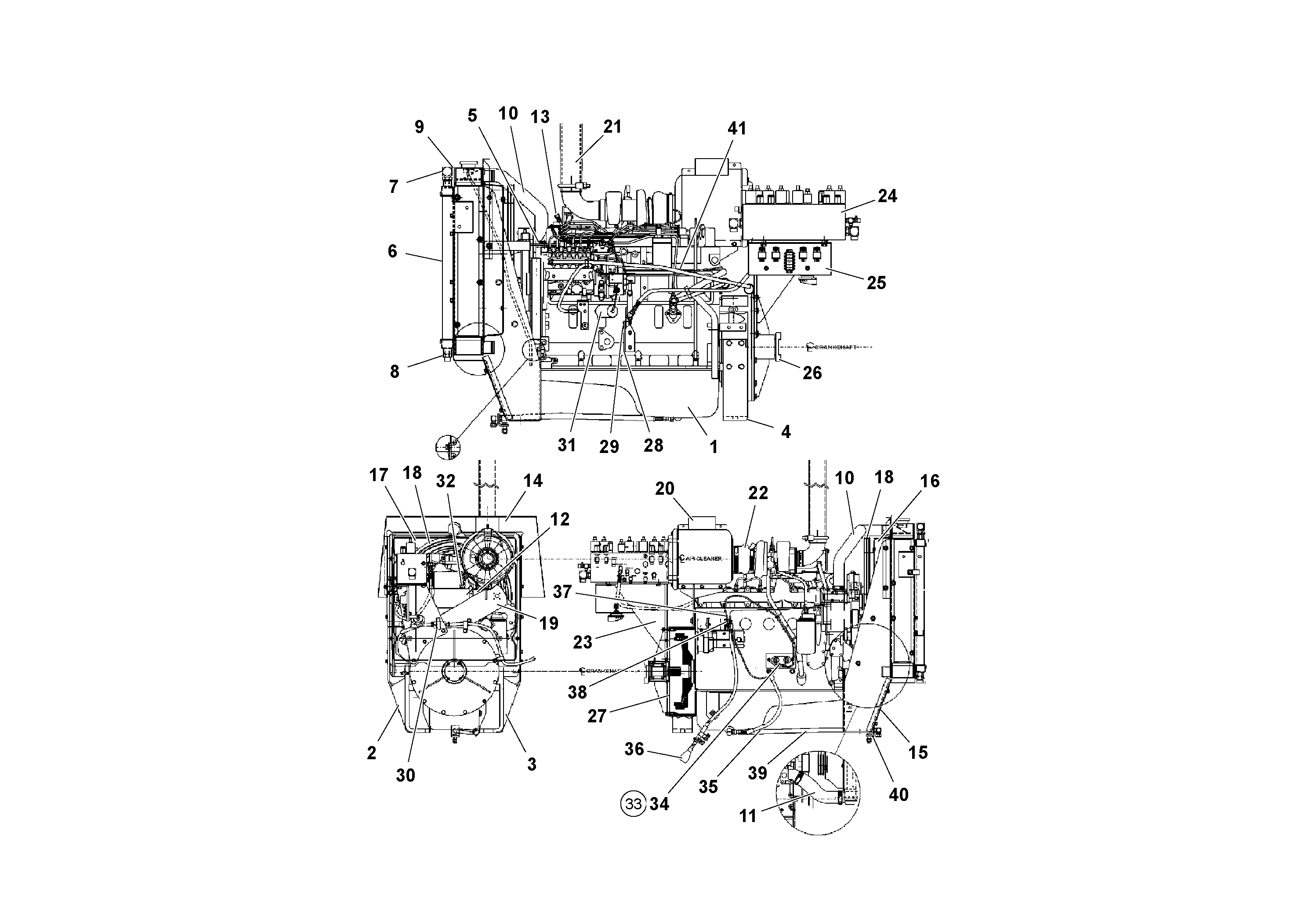 Mounting rail RM20333738 VOLVO