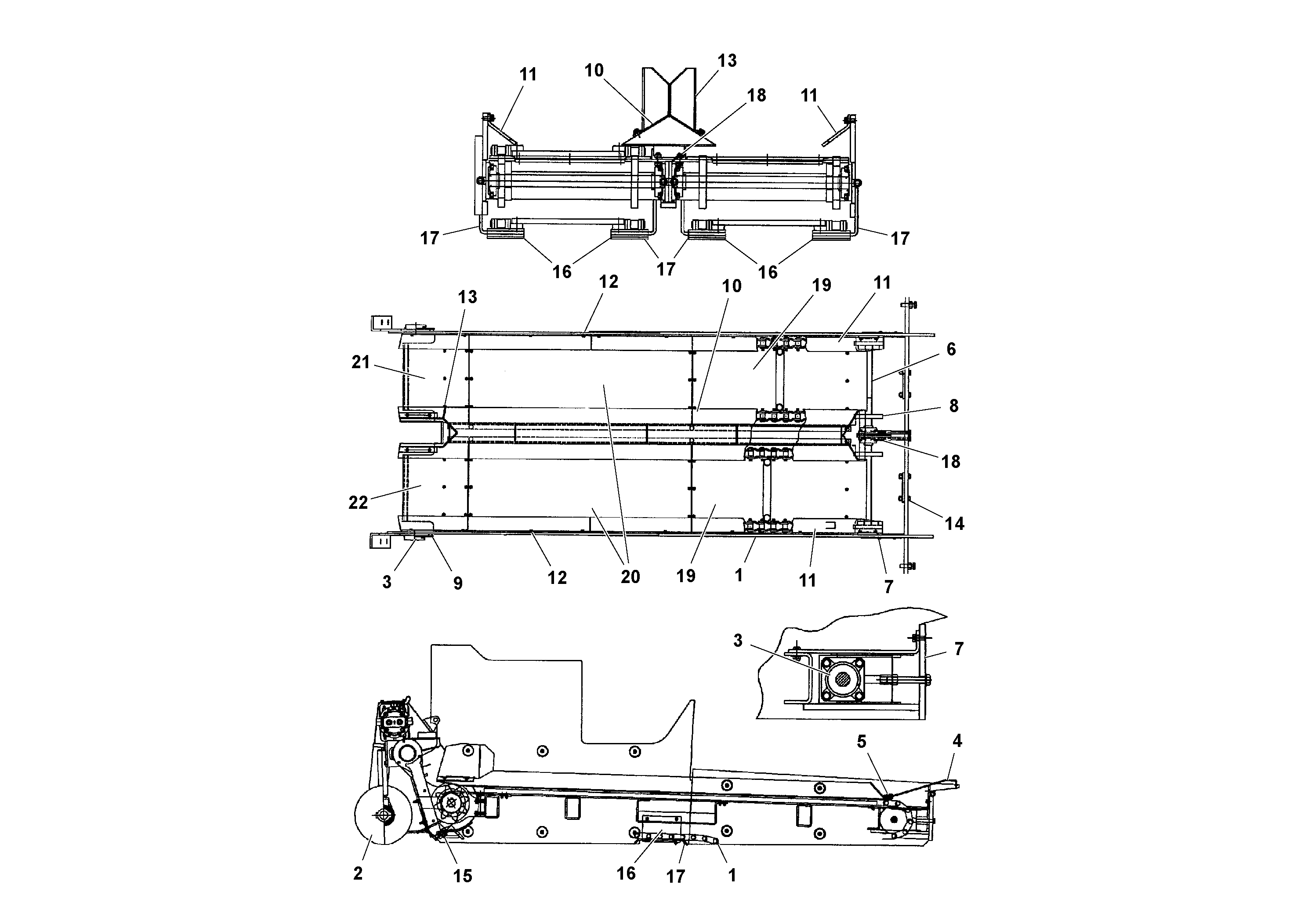 Mounting rail RM20919684 VOLVO