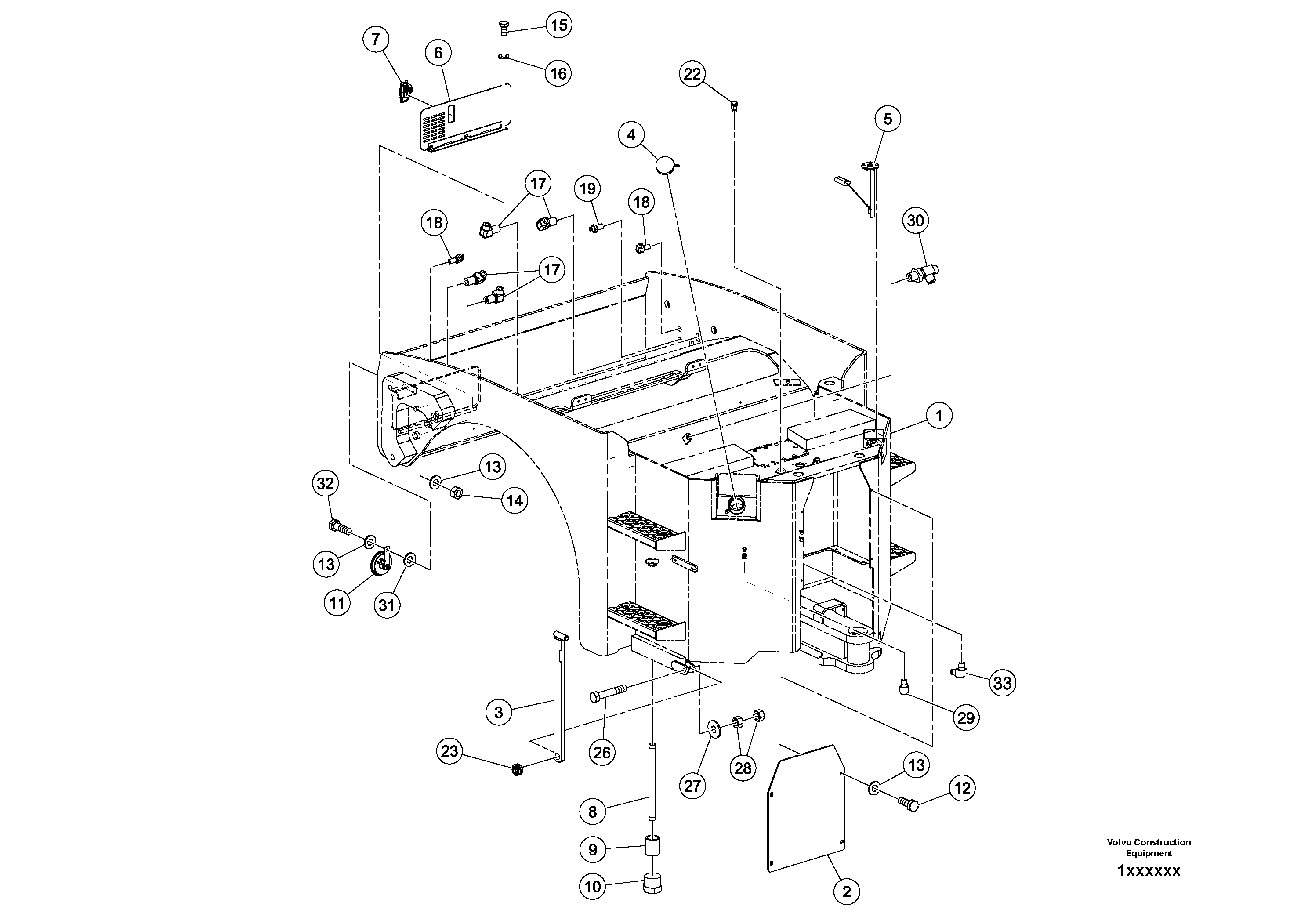 Front frame RM70920772 VOLVO