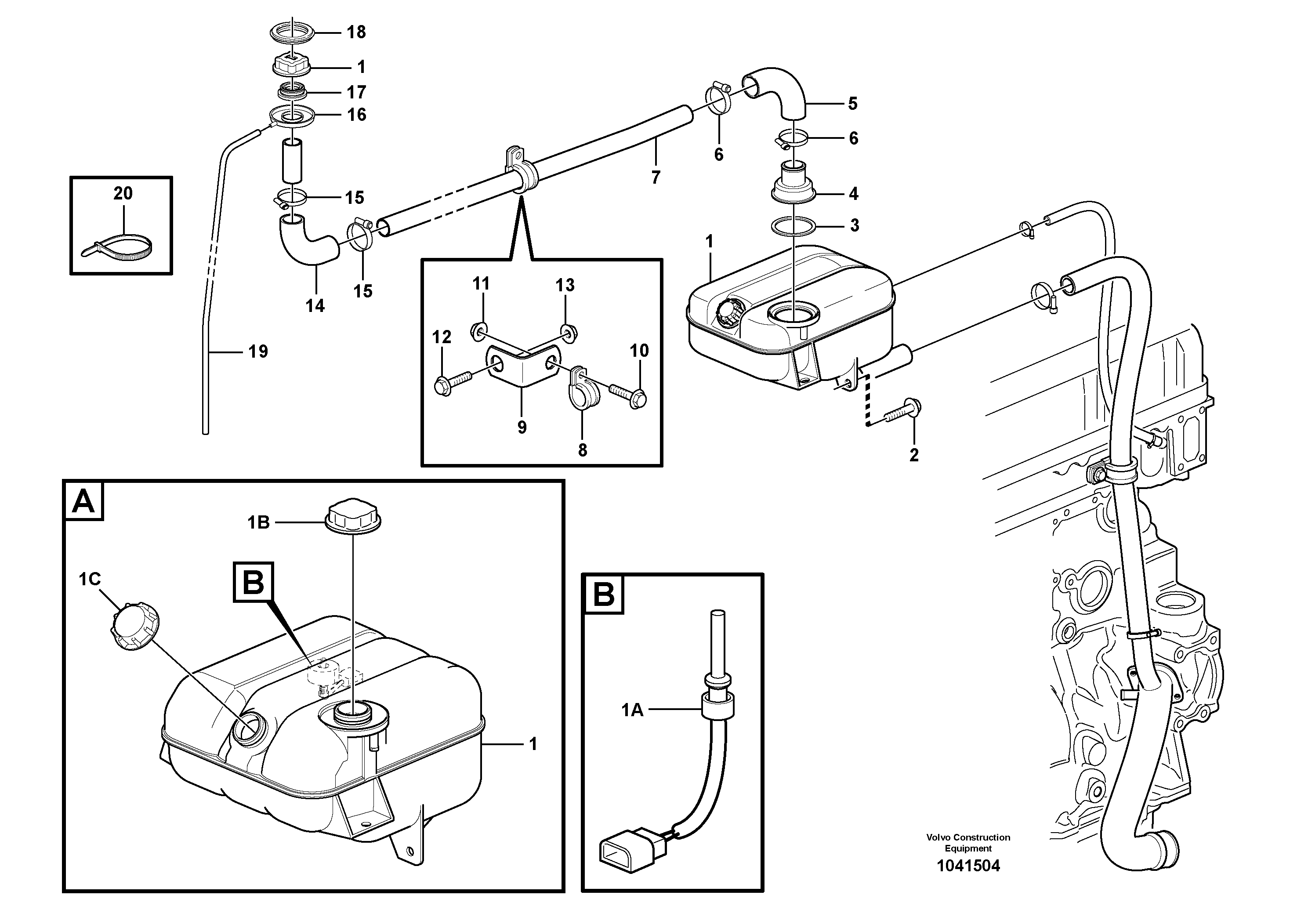 Fuel miser valve VOE11431545 VOLVO