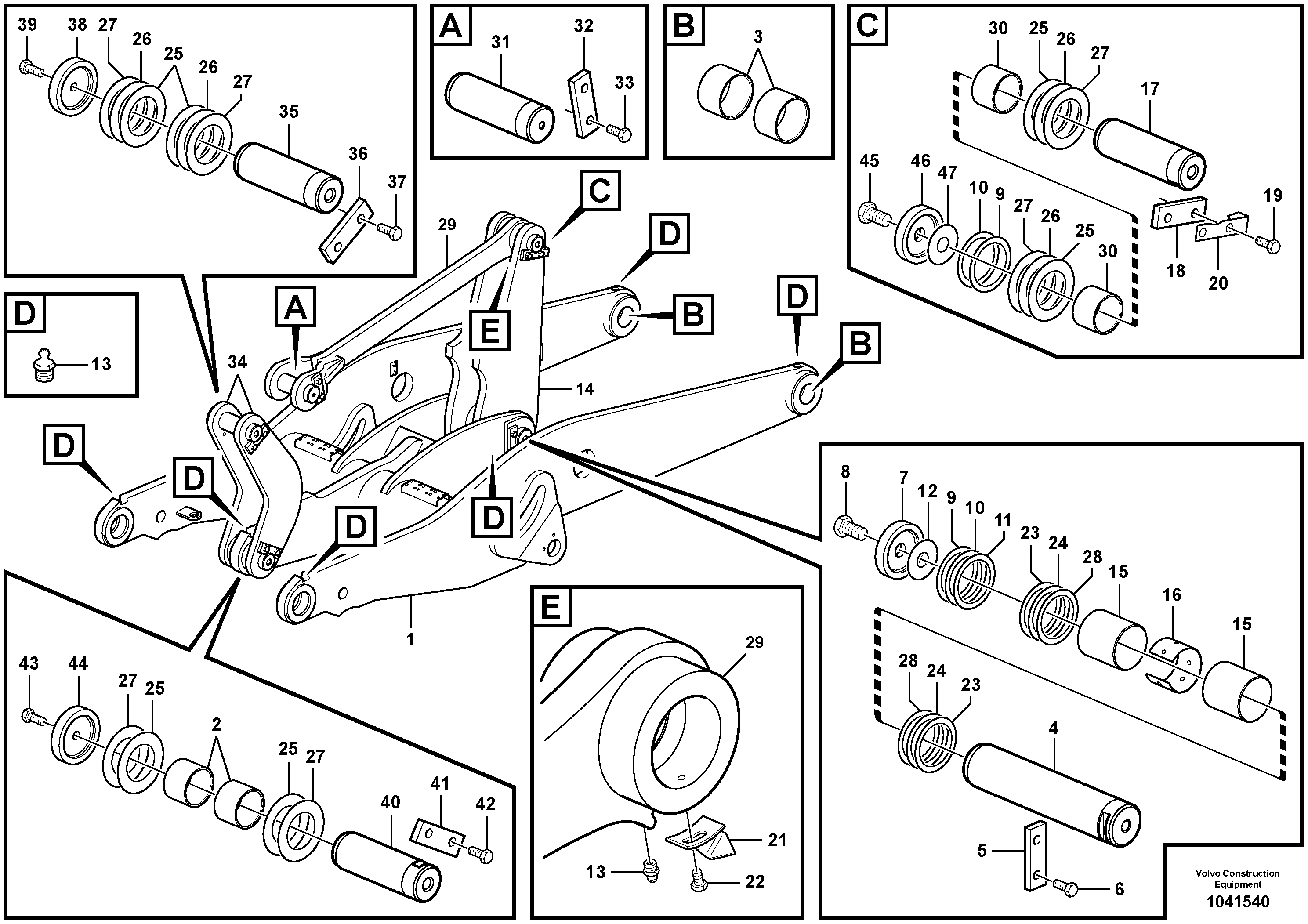 Bolt VOE16282942 VOLVO