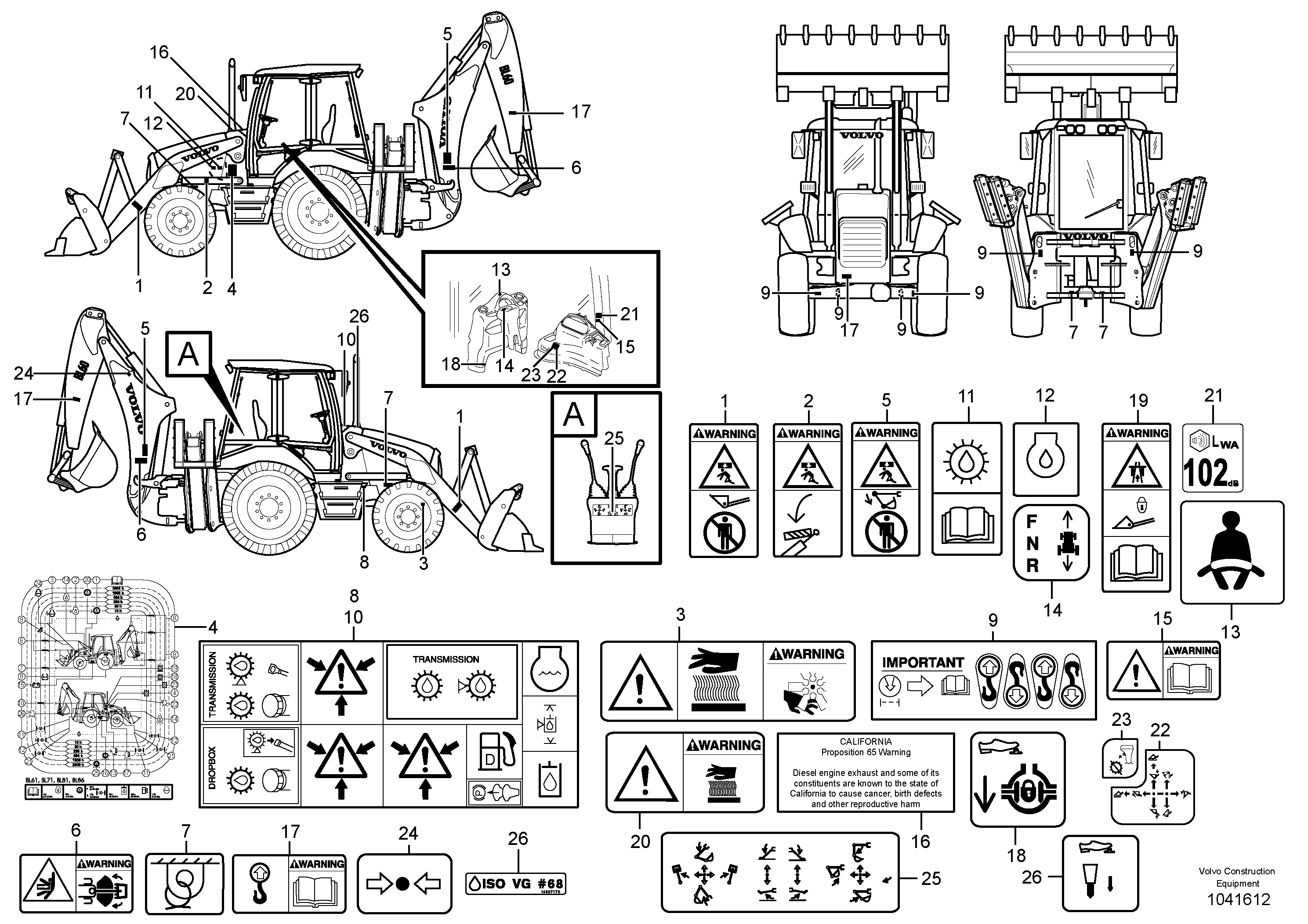 Cylinder Block VOE14616015 VOLVO