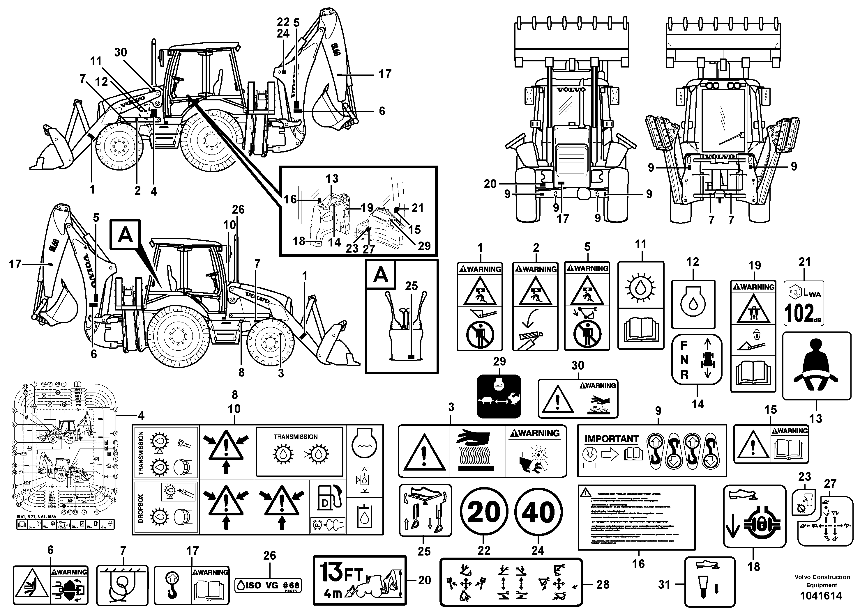 Cylinder Block VOE16201901 VOLVO