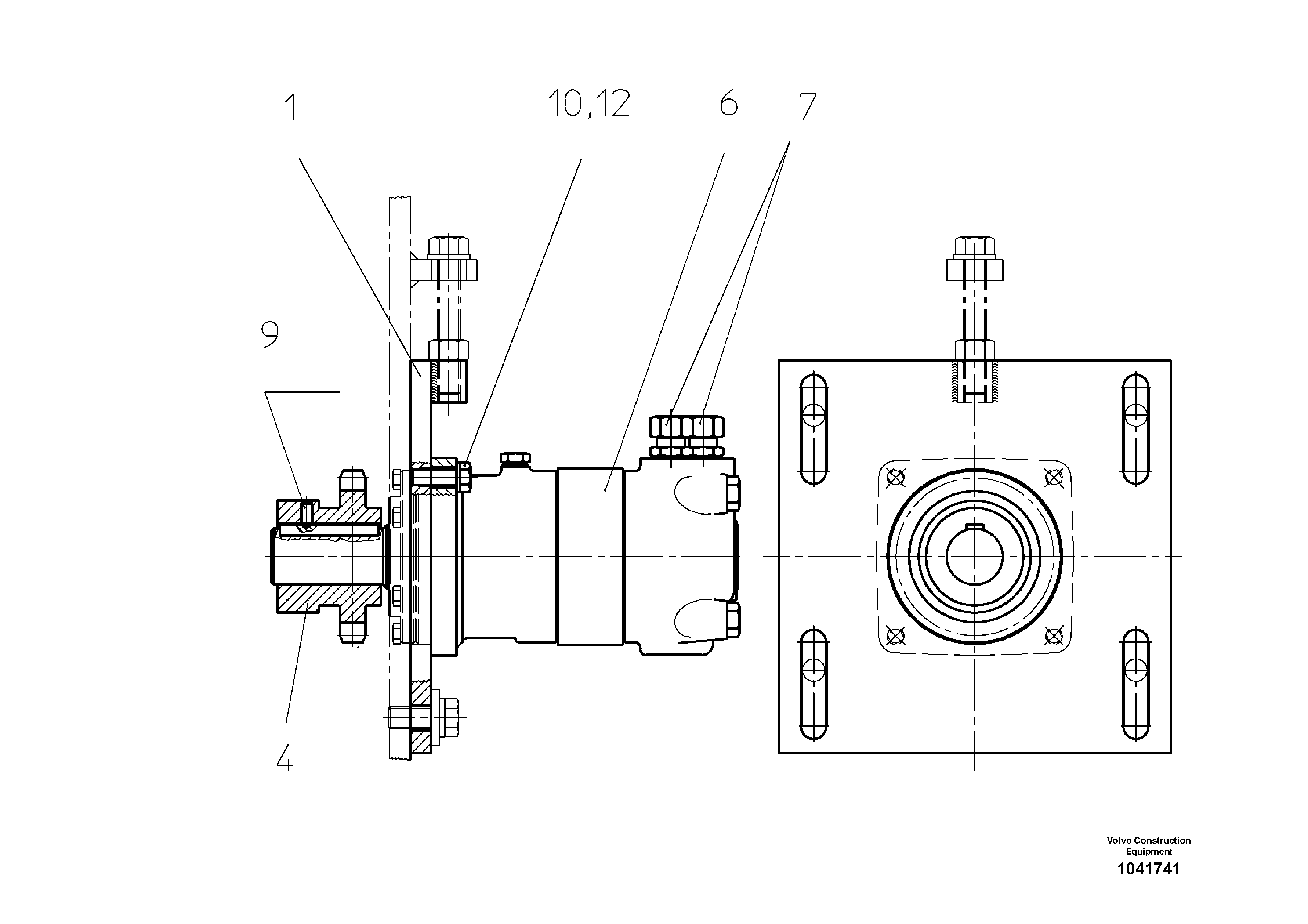 Tube assembly L.h. RM96723143 VOLVO