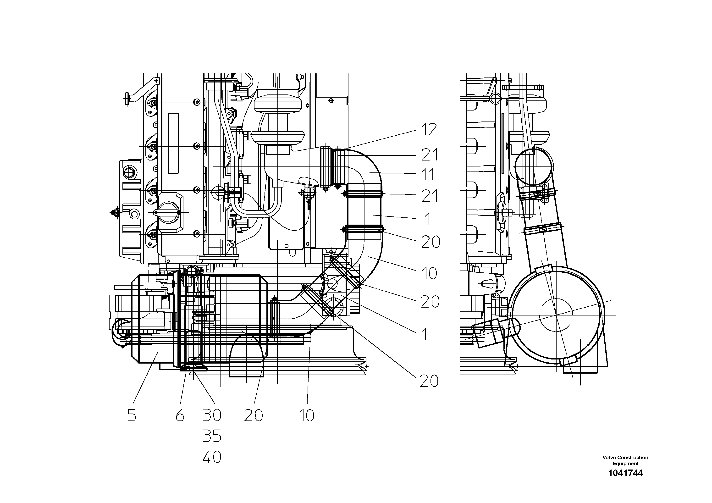 Fuel pipes, RM59519702 VOLVO