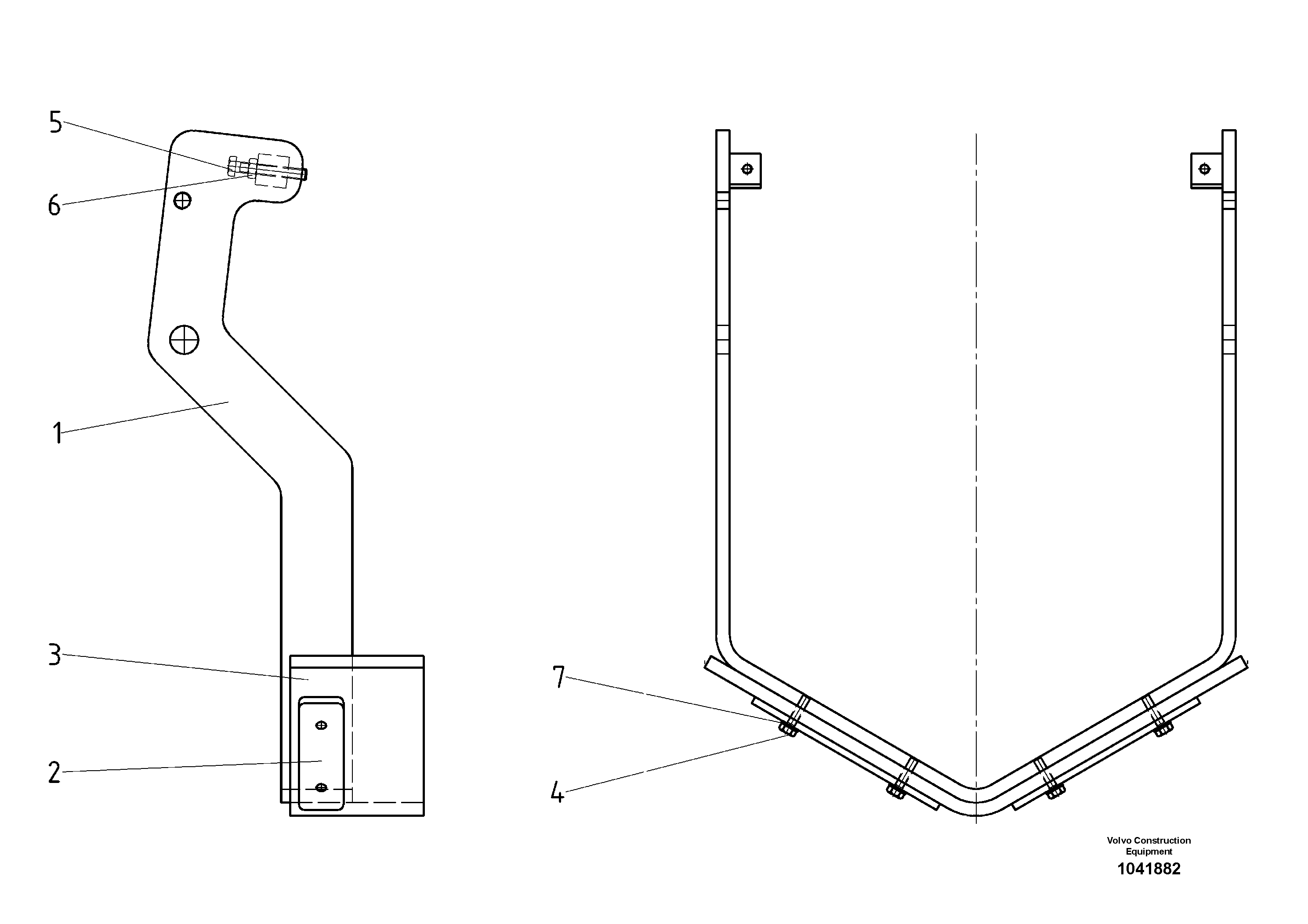 Seat frame RM56271265 VOLVO