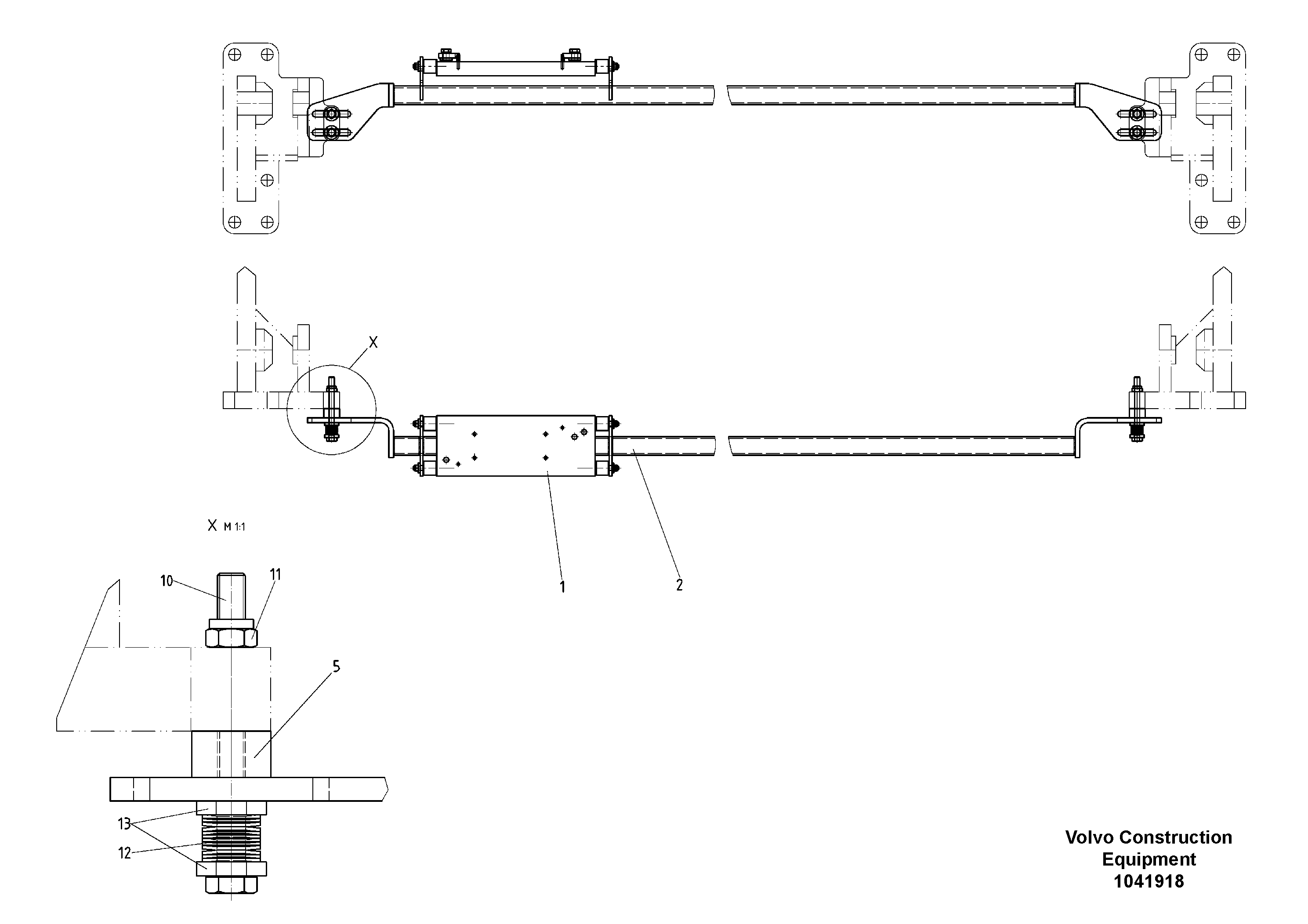 Gears and shafts RM80801004 VOLVO