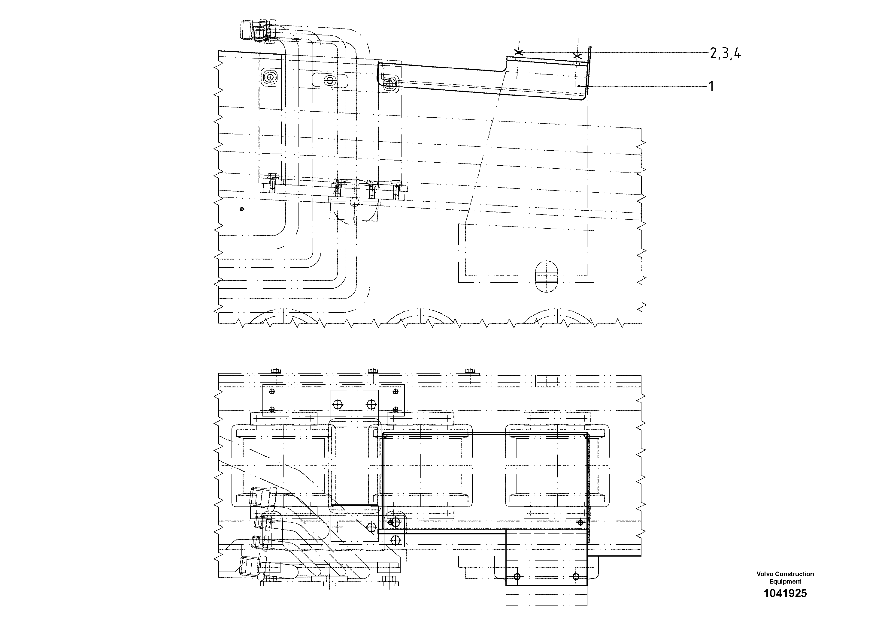 Держатель инструментального ящика RM56290810 VOLVO
