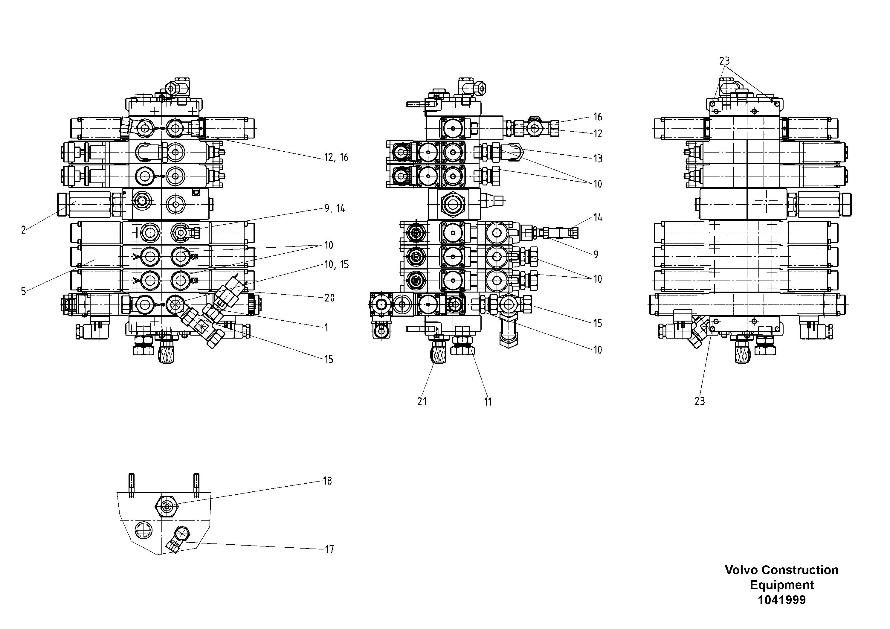 Hydraulic Valve RM87970448 VOLVO