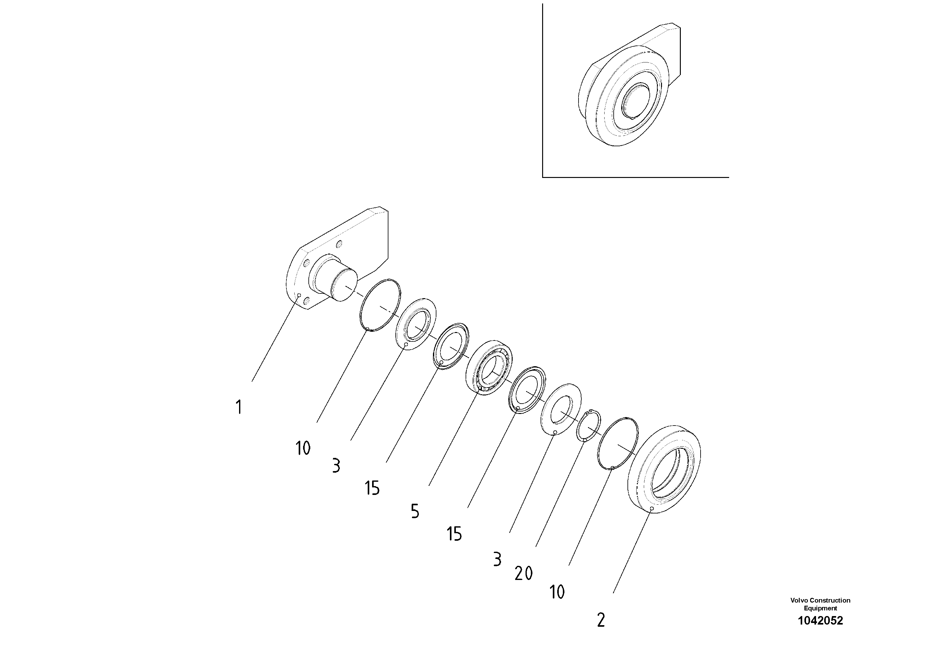 Clip RM87901005 VOLVO