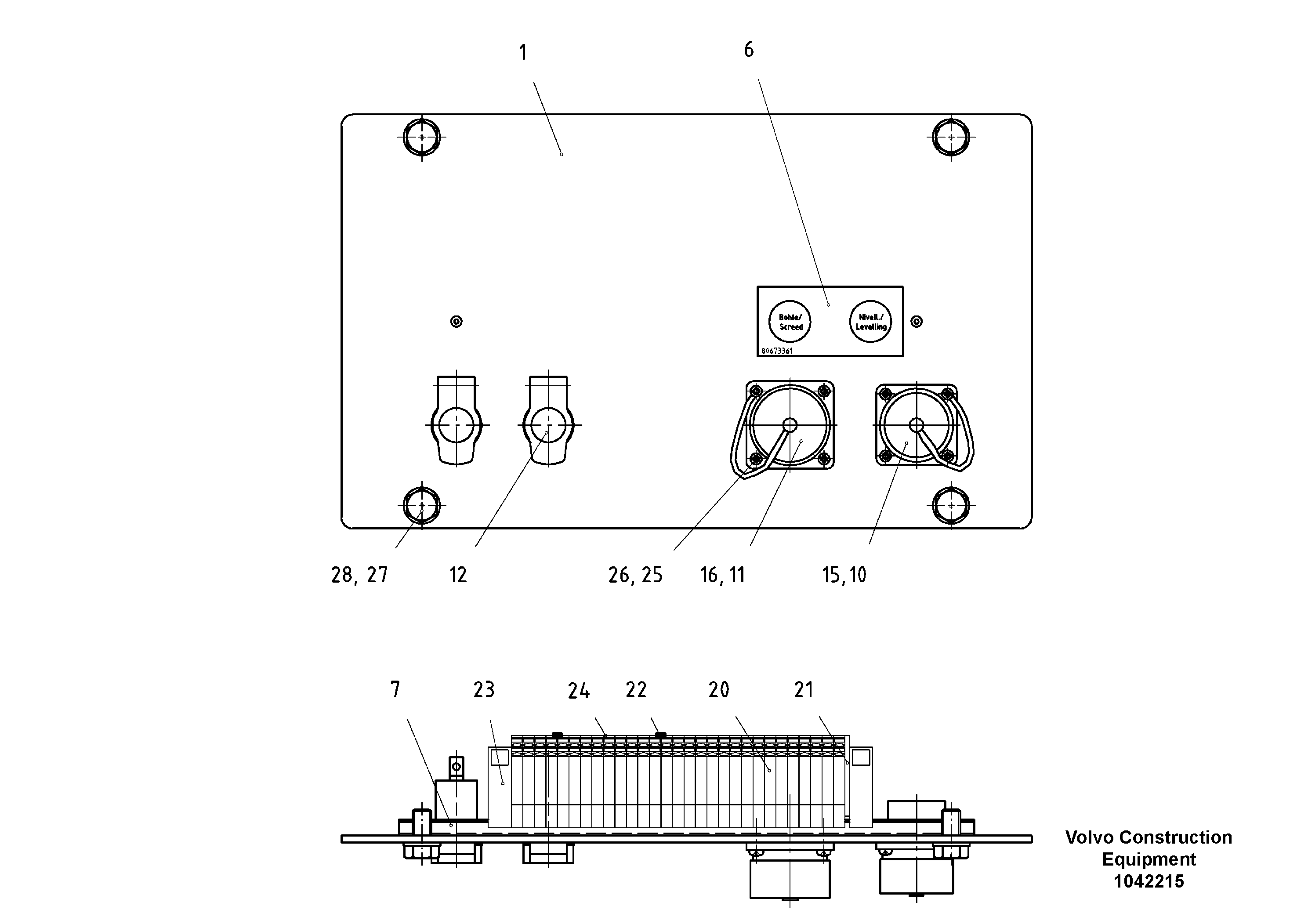 Radio Support RM80673494 VOLVO